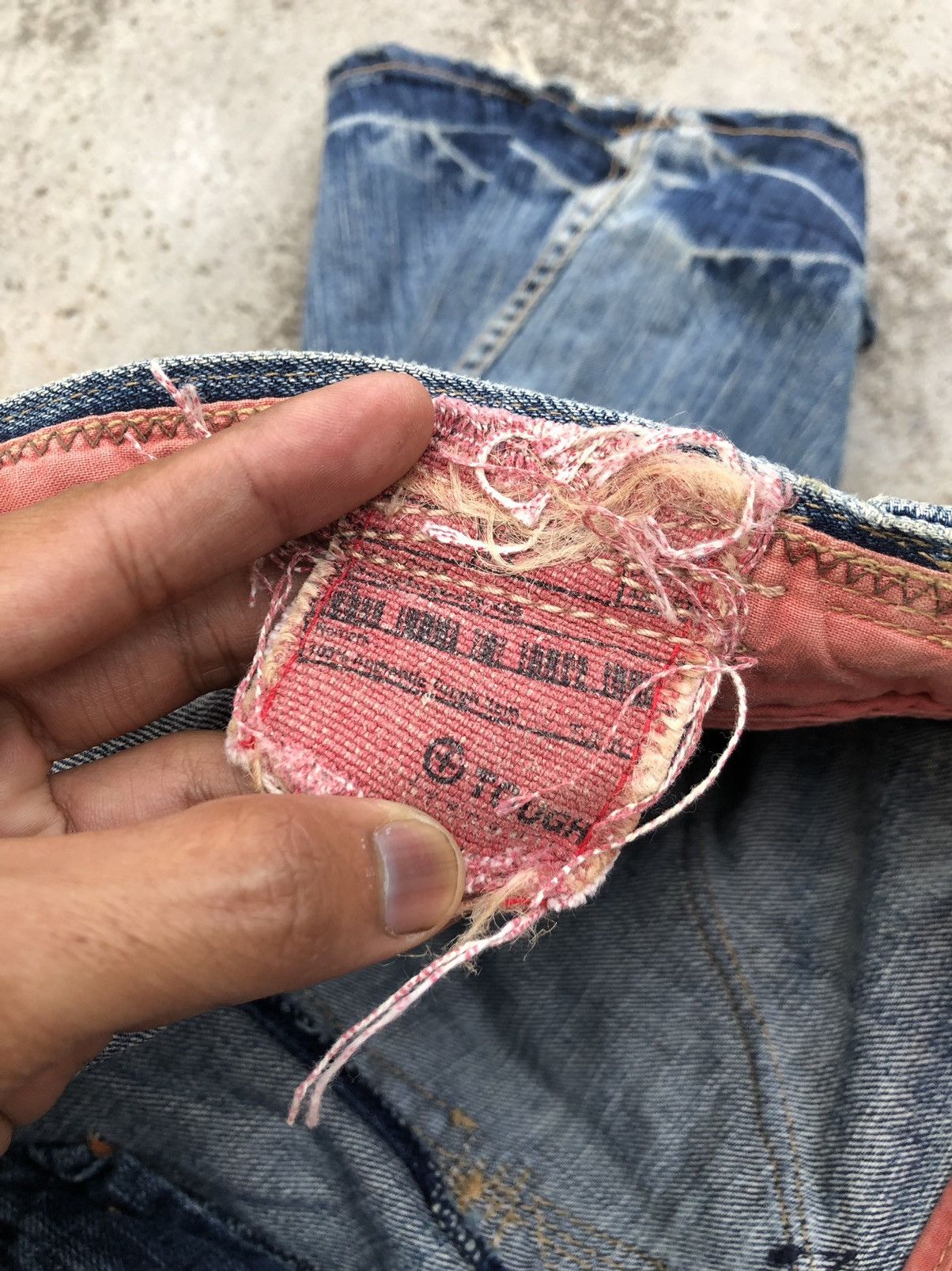 Vintage TOUGH JEANS TWIST DENIM Size US 36 / EU 52 - 4 Thumbnail