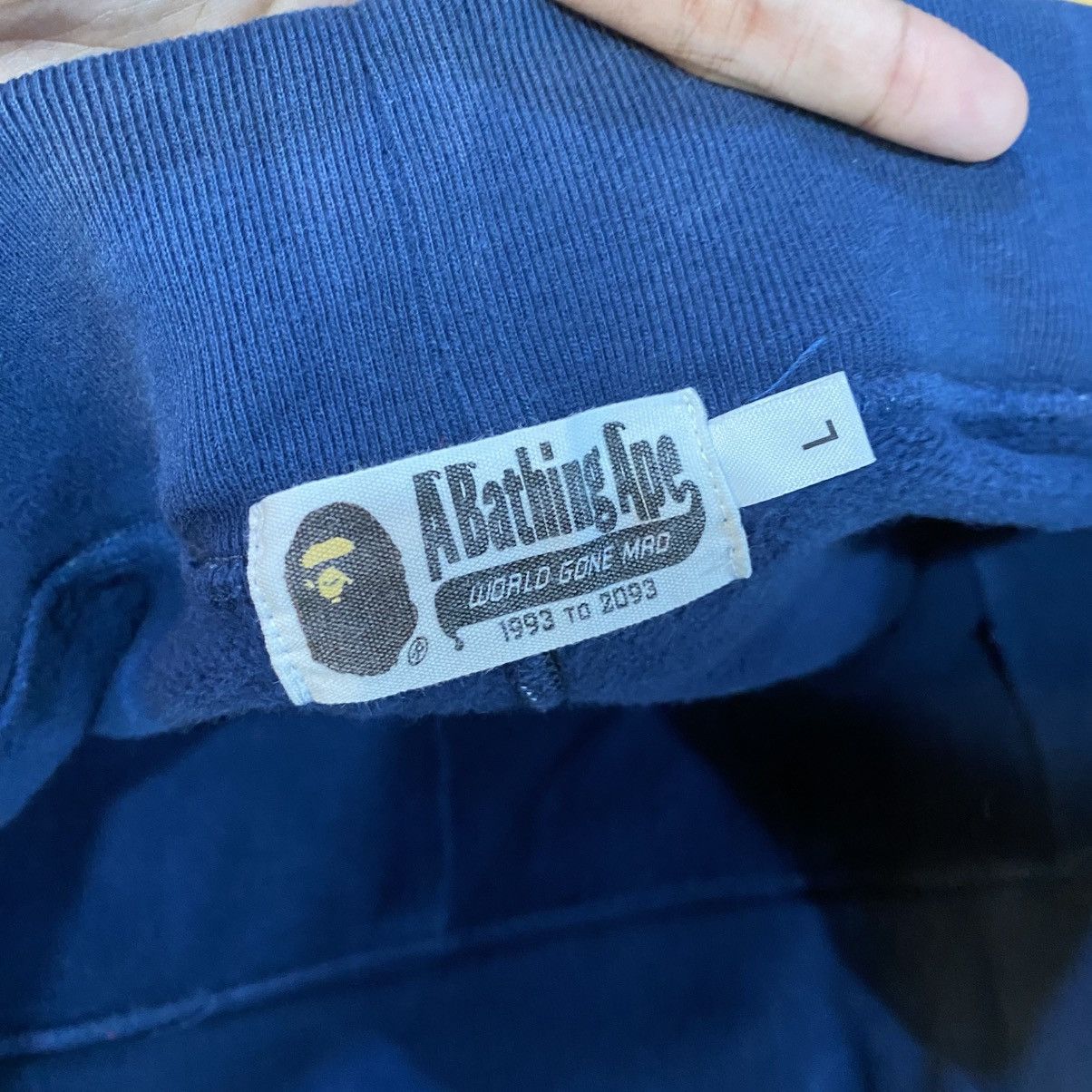 Bape Bape Bathing Ape Logo Back Sweatpants Navy Blue Sz. L Size US 34 / EU 50 - 12 Thumbnail