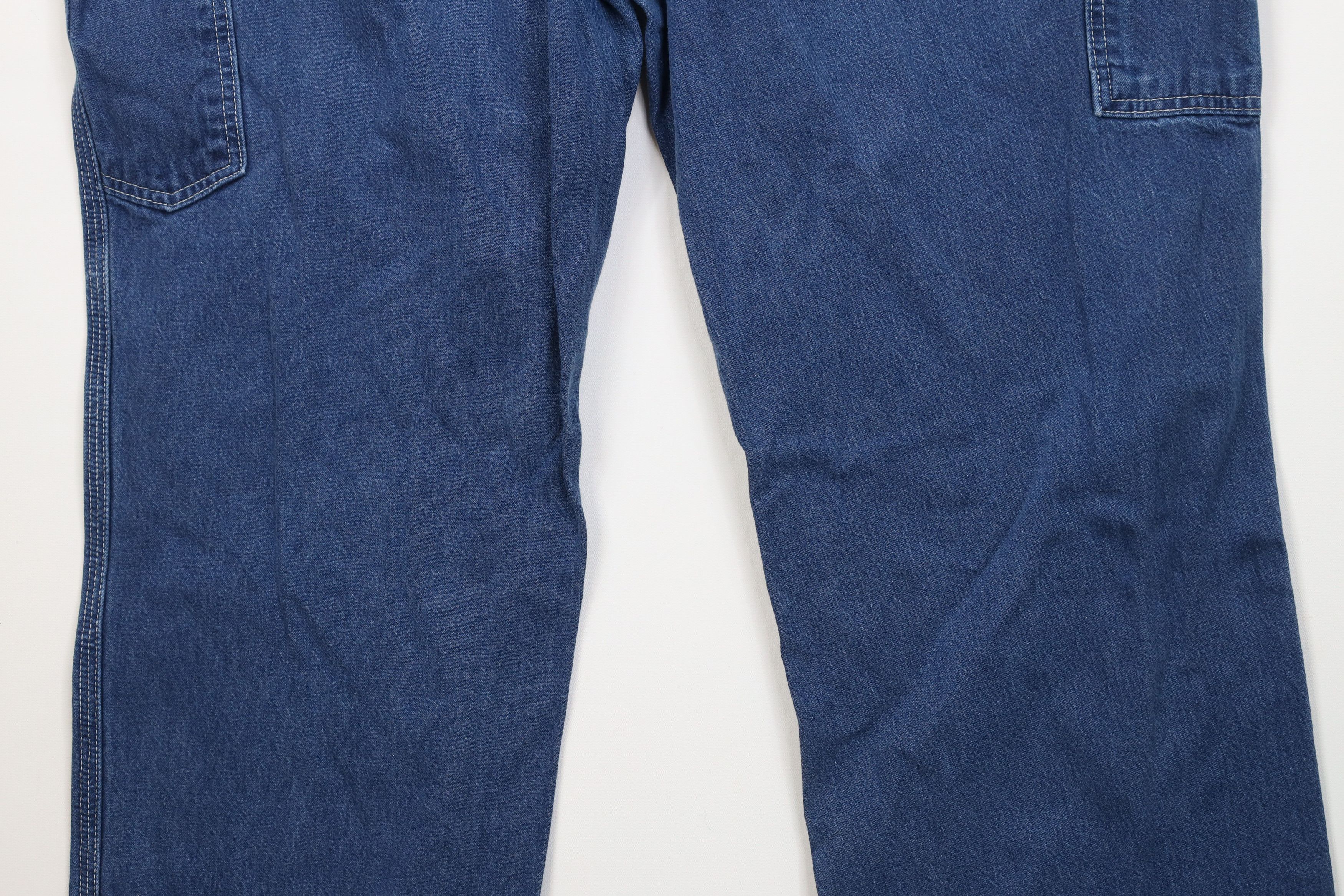 Carhartt Vintage Y2K Carhartt Wide Leg Dungaree Denim Jeans Blue Size US 40 / EU 56 - 13 Thumbnail