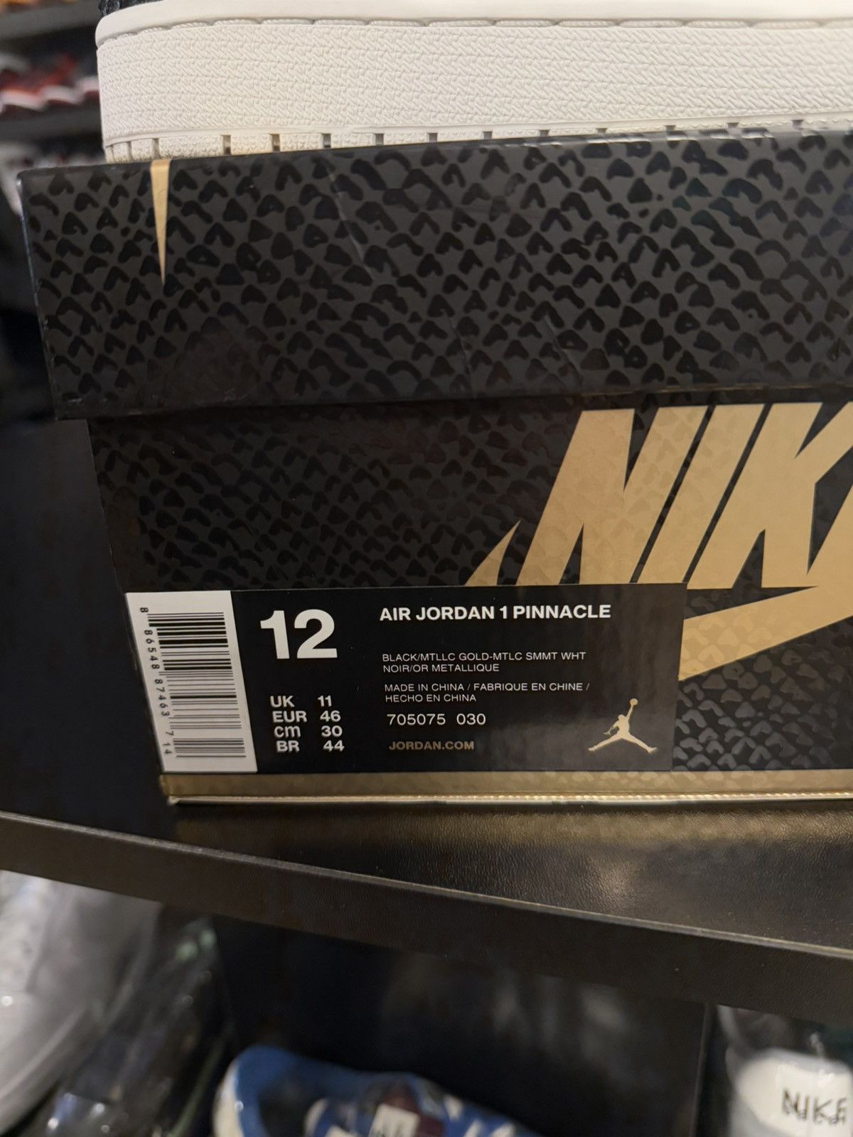 Jordan Brand × Nike Size 12- AIR JORDAN 1 RETRO PINNACLE 2015 RARE Size US 12 / EU 45 - 16 Thumbnail