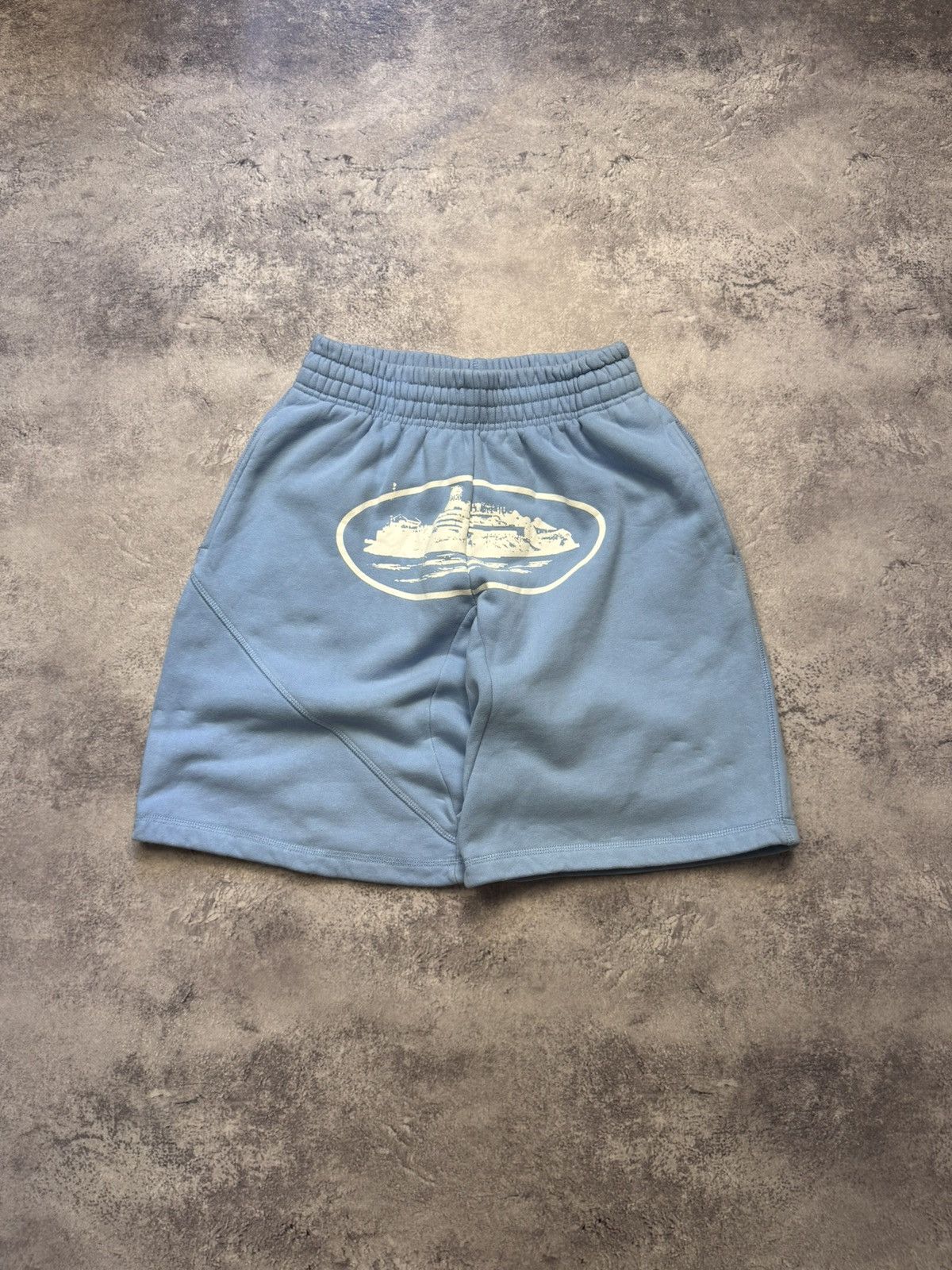 Corteiz Corteiz HMP Raw Hem shorts heather grey medium | Grailed