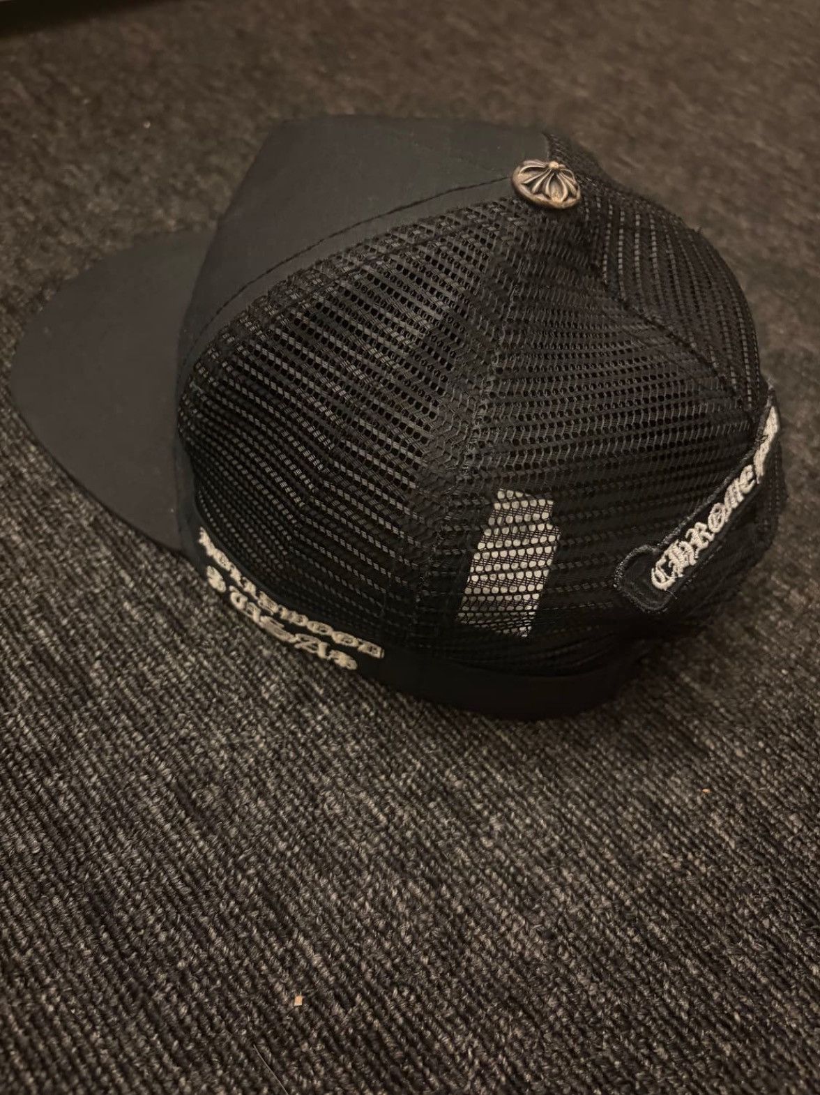 Chrome Hearts Floral Cross Trucker Hat Size ONE SIZE - 2 Thumbnail