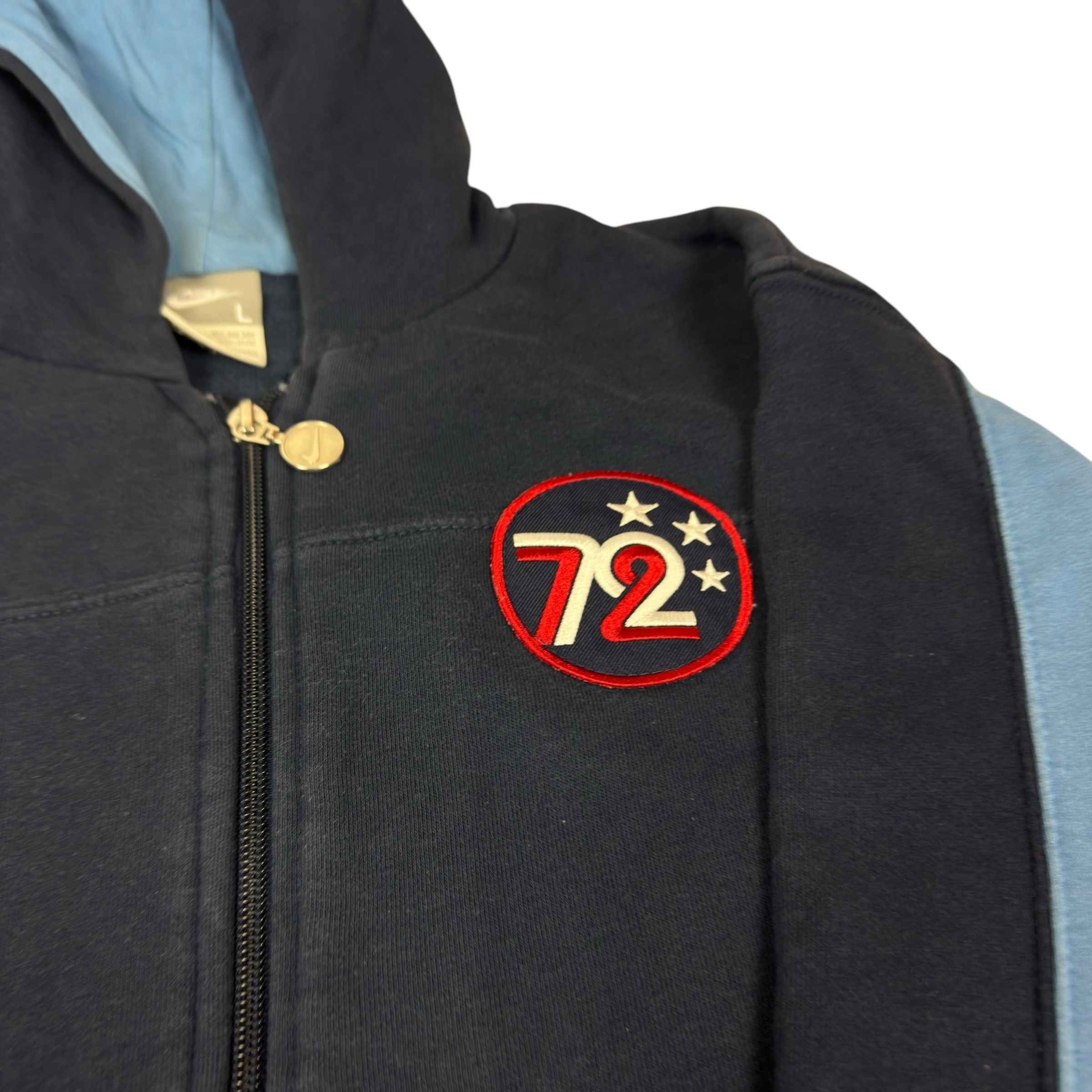 Nike × Vintage Nike Women's Cotton Corteiz Full Zip Hoodie Large (12-13) Size L / US 10 / IT 46 - 3 Thumbnail