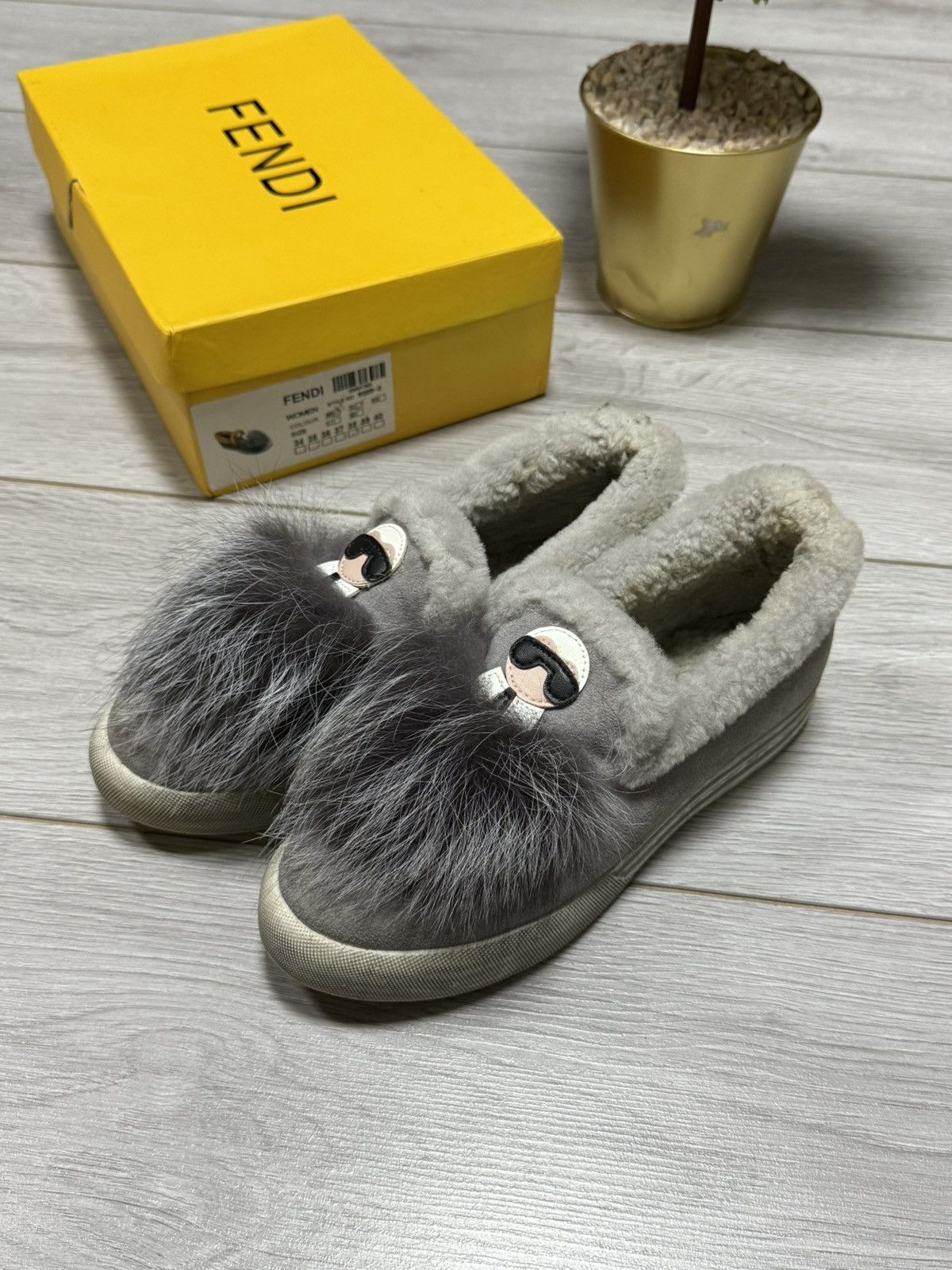 Fendi Fendi x Karl Lagerfeld shoes boots sneakers fur box Size US 8 / IT 38 - 1 Thumbnail