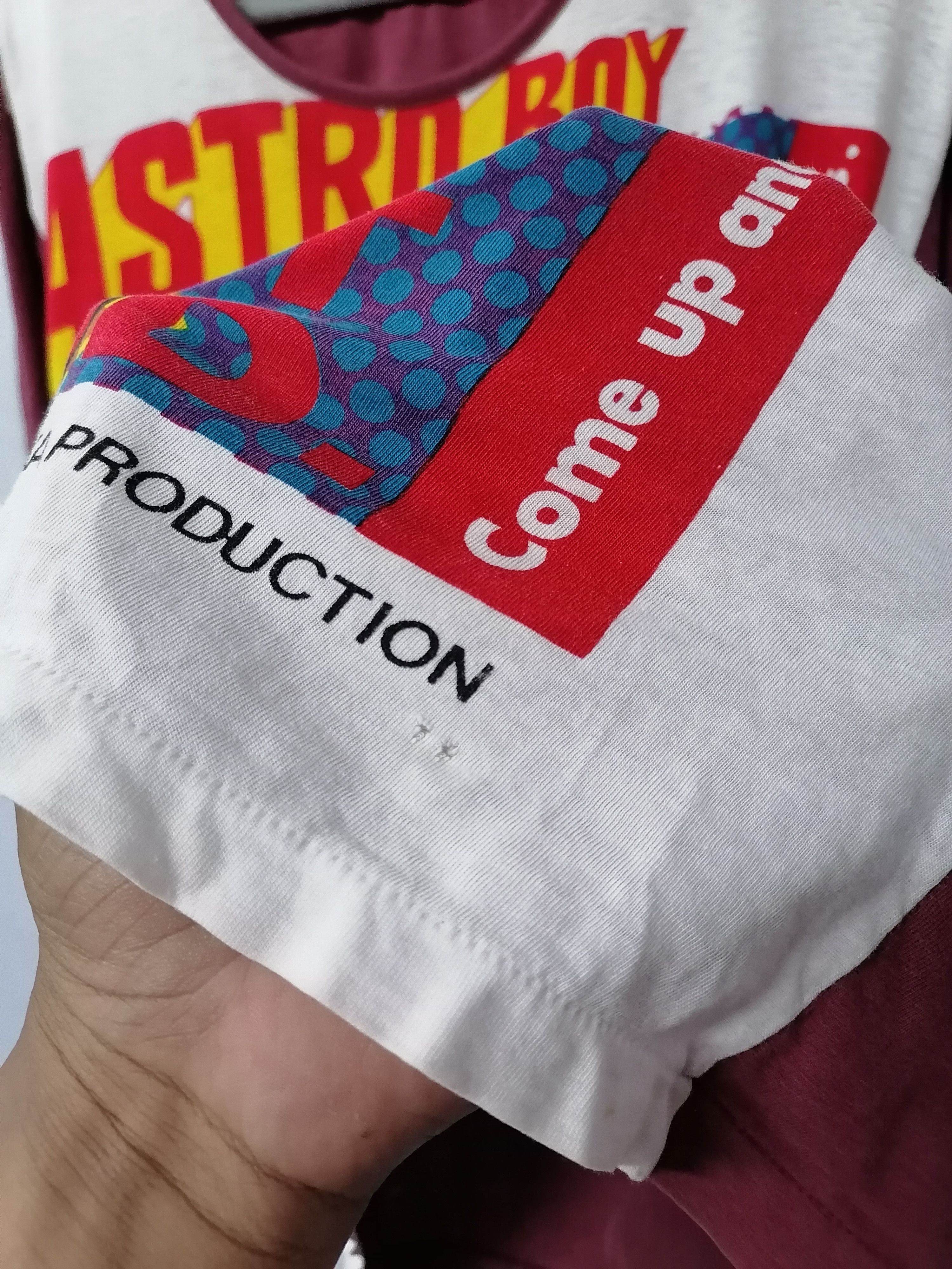 Anime × Vintage Trashed Faded Vintage Astro Boy Tezuka Production OVP Shirt Size US M / EU 48-50 / 2 - 3 Thumbnail