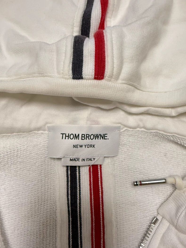 Thom Browne Thom Browne White zip-up jacket Size US M / EU 48-50 / 2 - 4 Thumbnail