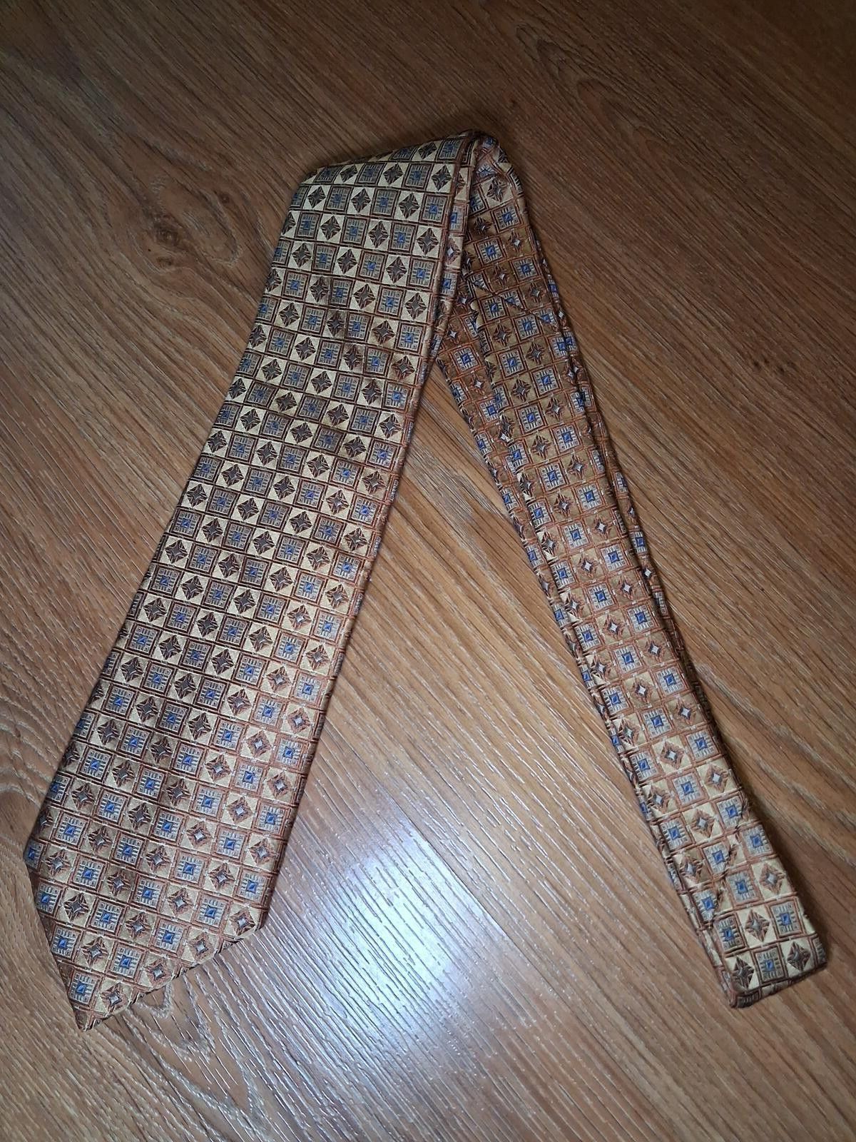 Robert Talbott Robert Talbott Best Of Class Silk Tie Gold Geometric Wide Size ONE SIZE - 6 Thumbnail