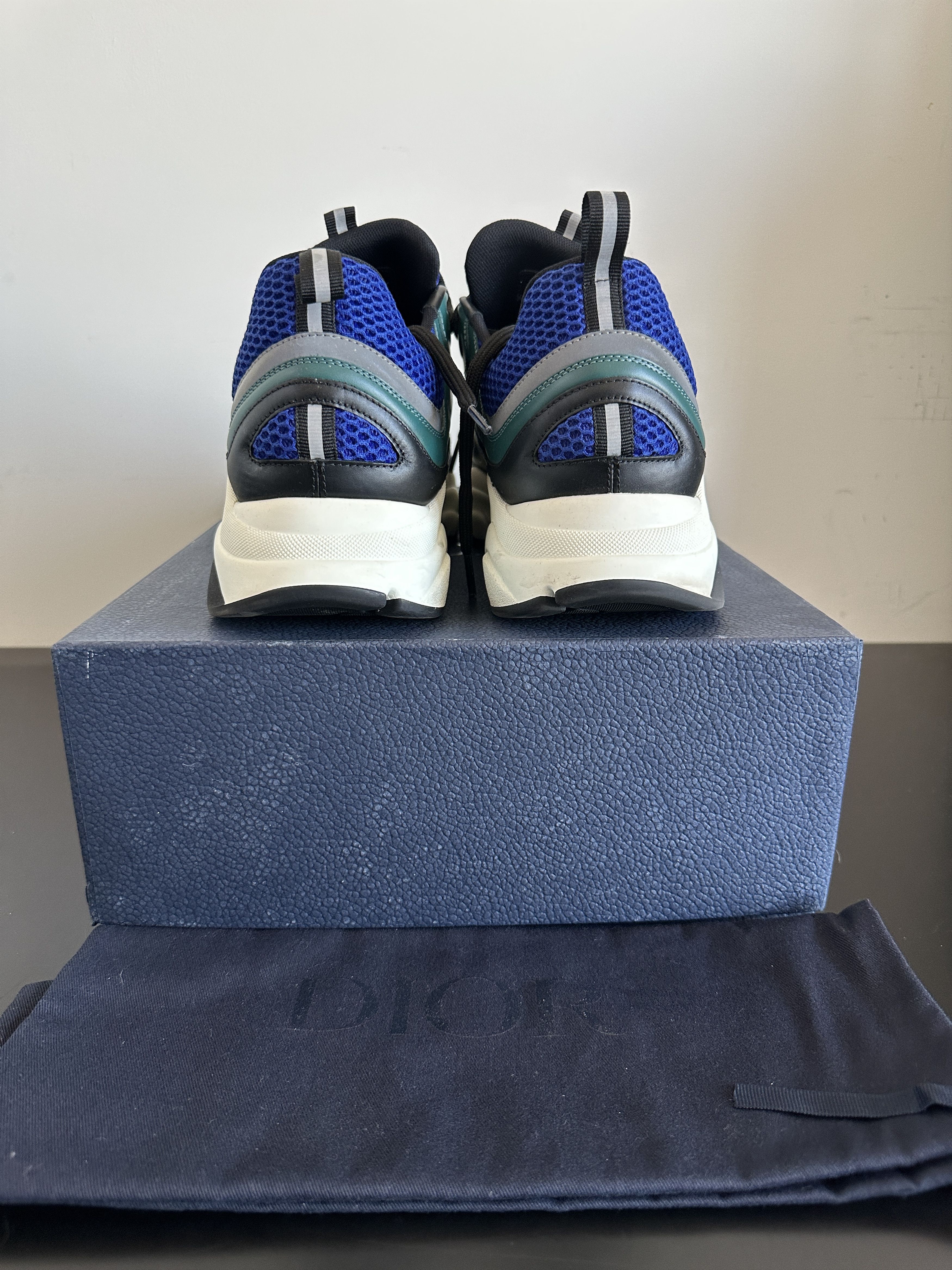 Dior Christian Dior B22 Blue / Blue Technical Mesh Size US 15 / EU 48 - 4 Thumbnail