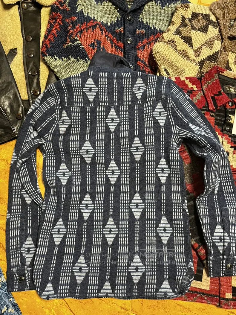 RRL Ralph Lauren RRL Ralph Lauren Wool printed sweater shirt plaid retro ja Size US S / EU 44-46 / 1 - 5 Thumbnail