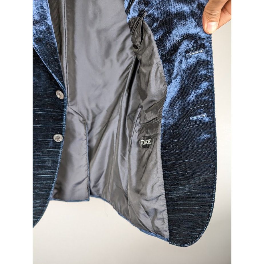 Tom Ford o1rshd1 Blazer Jacket In Ink Blue Size US S / EU 44-46 / 1 - 7 Thumbnail