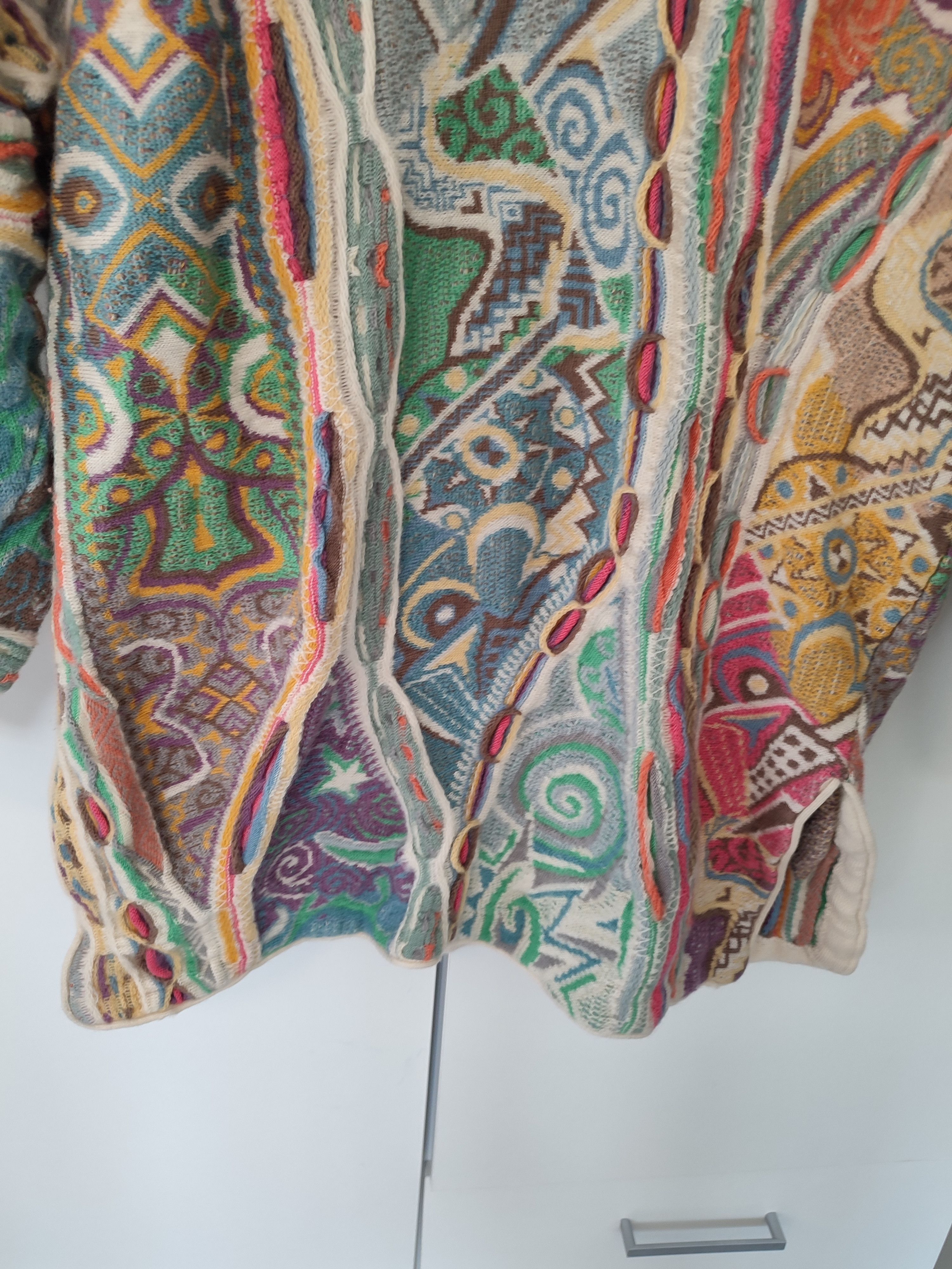 Coogi Vintage COOGI Australia Knit Cardigan Sweater Size M / US 6-8 / IT 42-44 - 7 Thumbnail