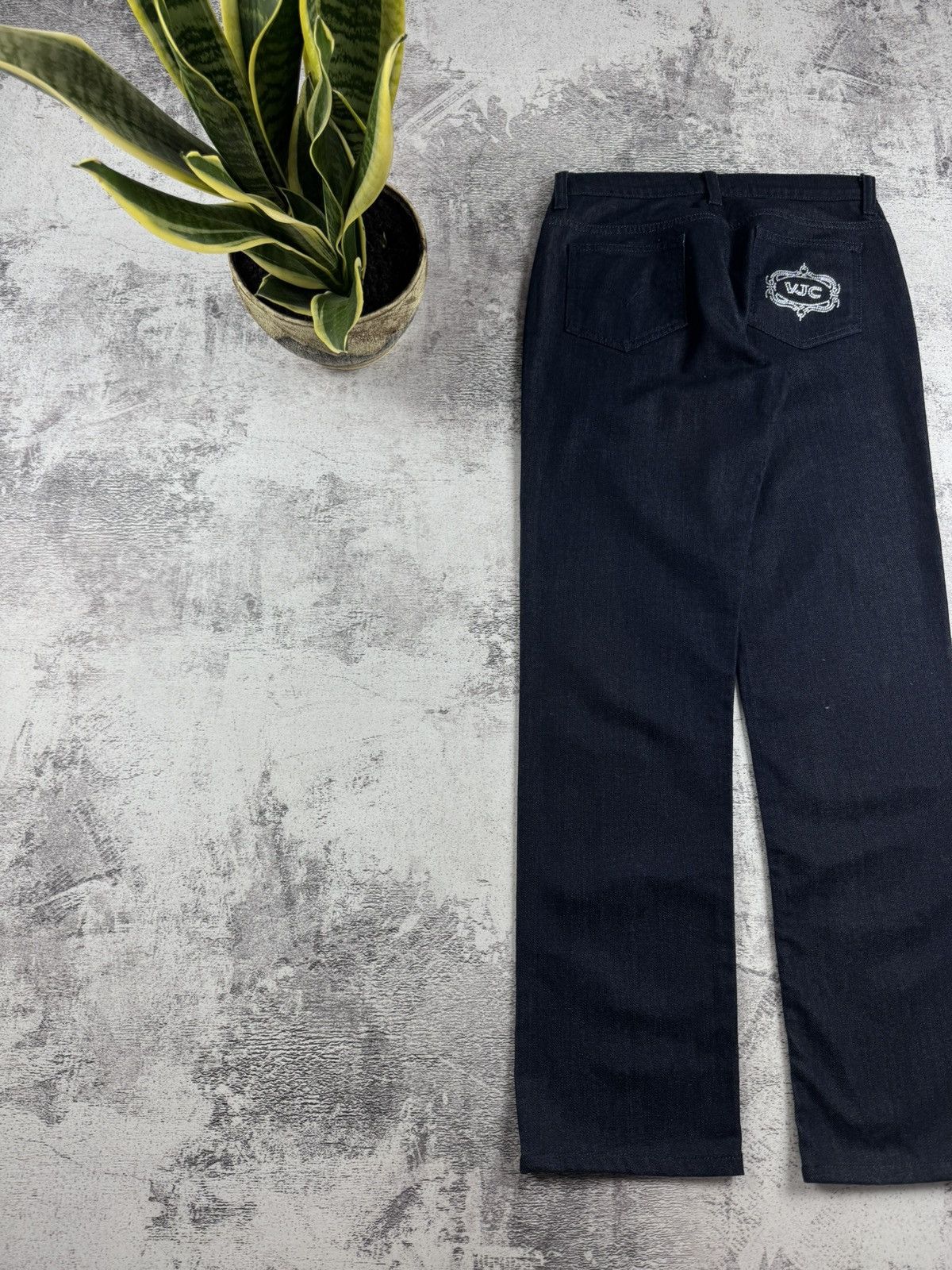 Versace Jeans Couture Versace Couture VJC Y2K Skinny Straight Denim Jeans Trousers Size 30" / US 8 / IT 44 - 3 Thumbnail
