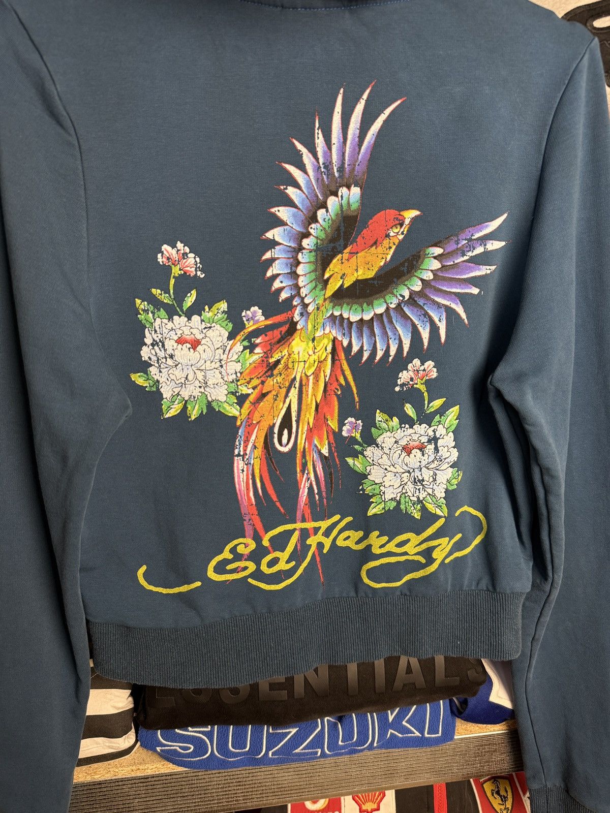 Ed Hardy Vintage Y2k Ed Hardy Suit (Pants+Zip Hoodie) Size L / US 10 / IT 46 - 8 Thumbnail