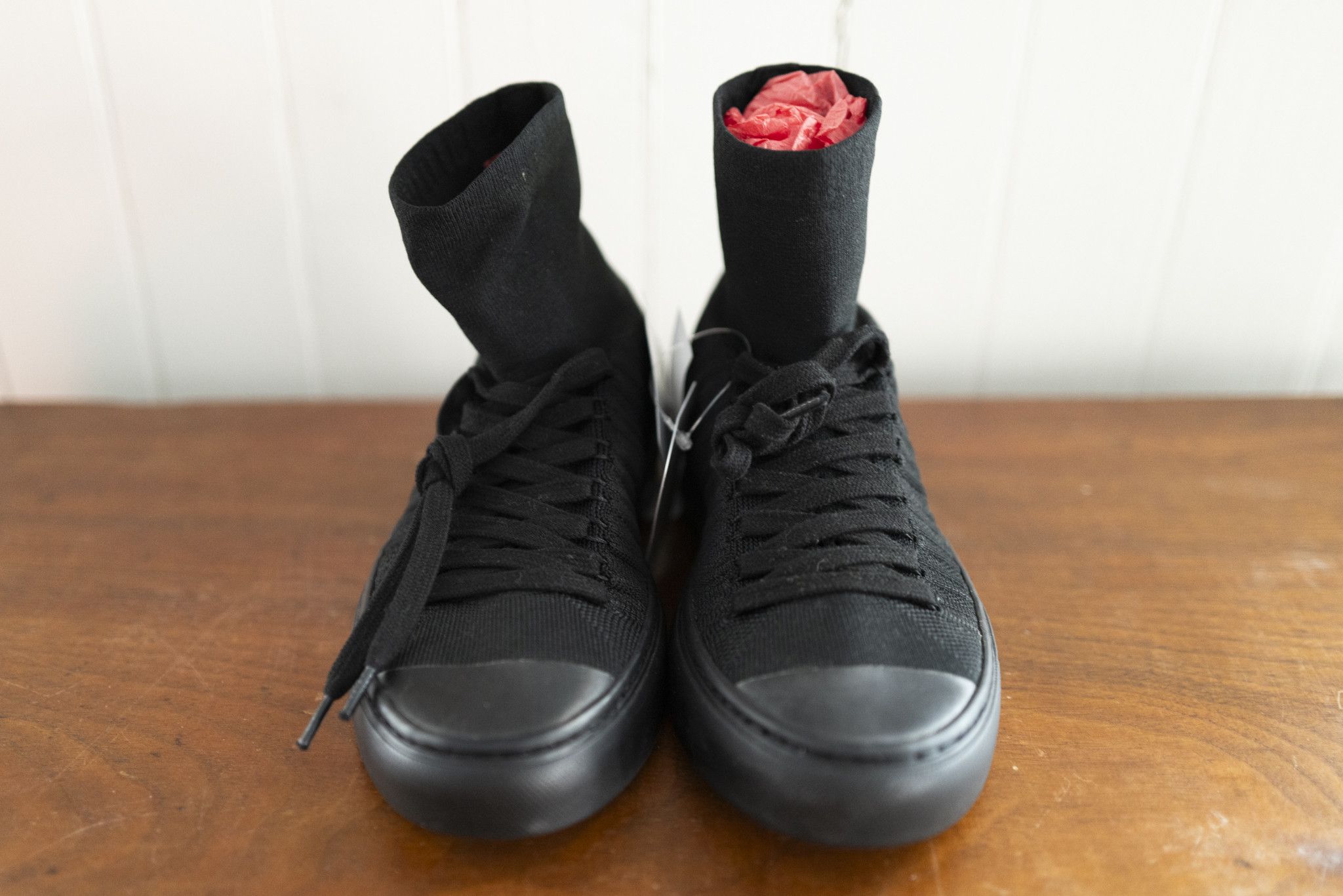 Yohji Yamamoto YOHJI YAMAMOTO HIGH CUT KNIT SNEAKERS SZ 6 WOMENS/4 MENS NIB Size US 6 / IT 36 - 2 Thumbnail