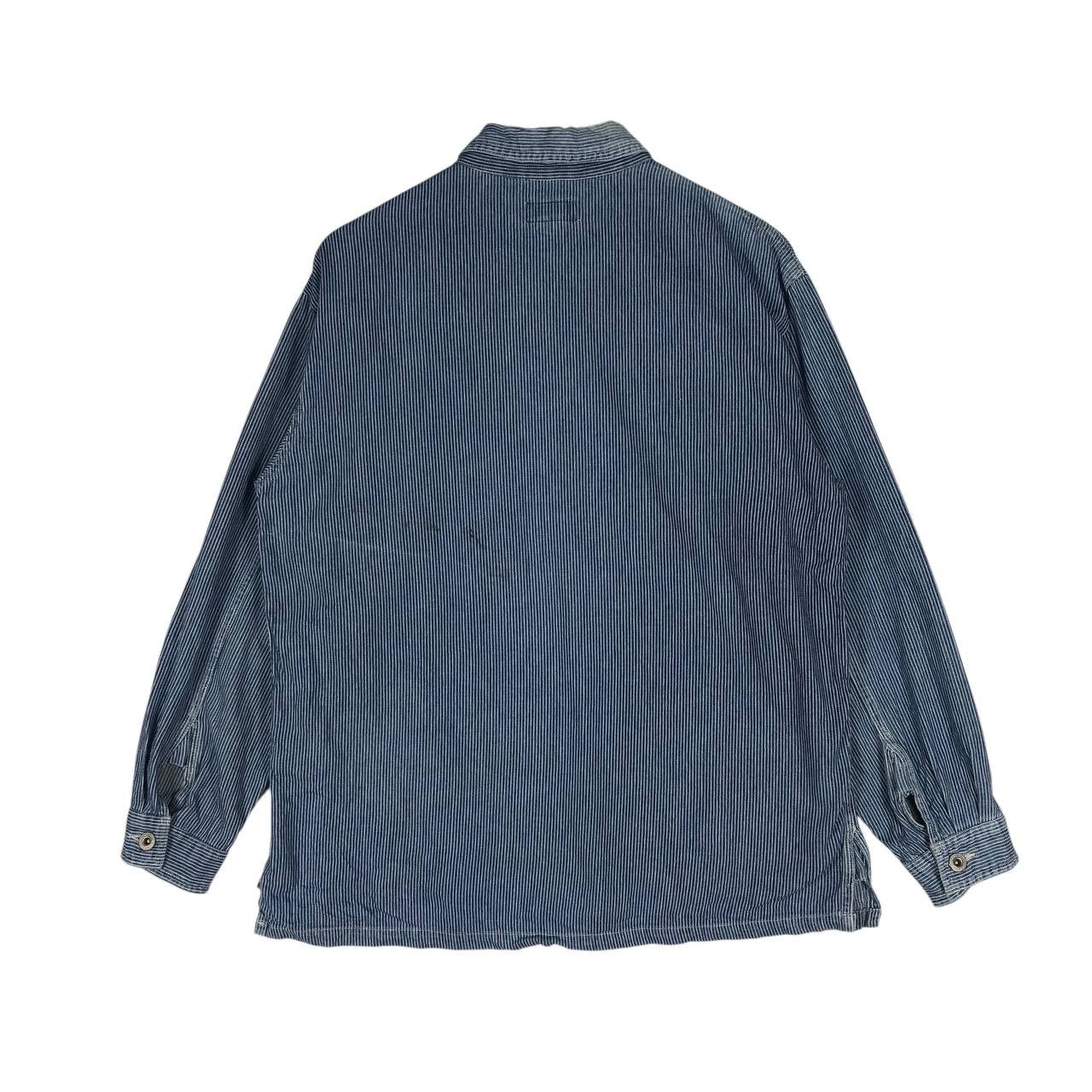 Vintage Vintage Turkeybears Striped Denim Shirt Size US M / EU 48-50 / 2 - 5 Thumbnail