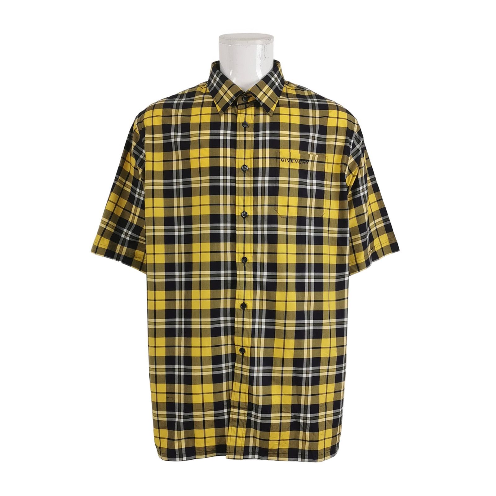 Givenchy Givenchy Cotton Check Short-Sleeve Button Shirt Size US M / EU 48-50 / 2 - 1 Thumbnail