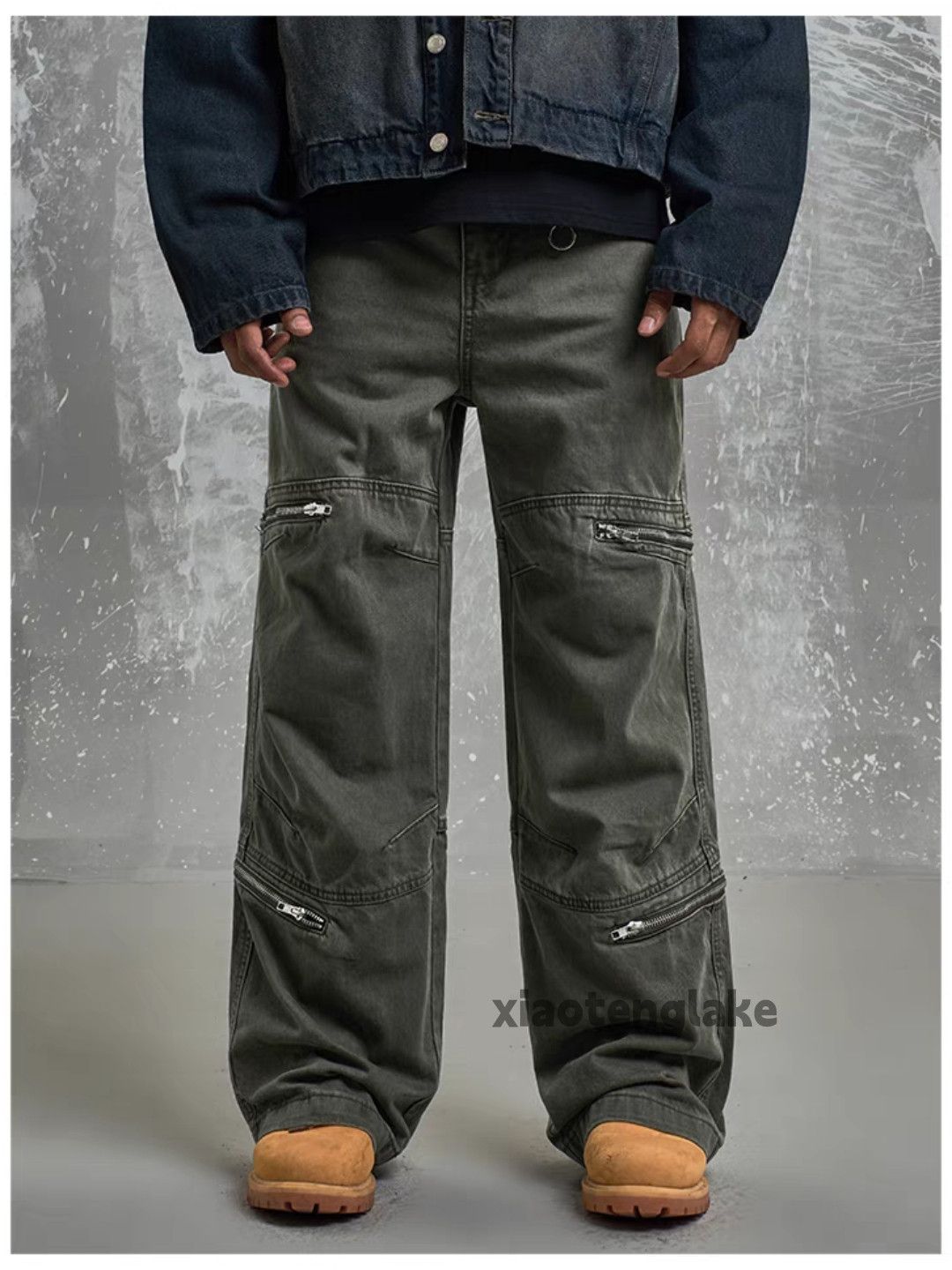 Designer × Japanese Brand × Vintage utility washed faded loose baggy skate cargo pants Size US 32 / EU 48 - 2 Thumbnail