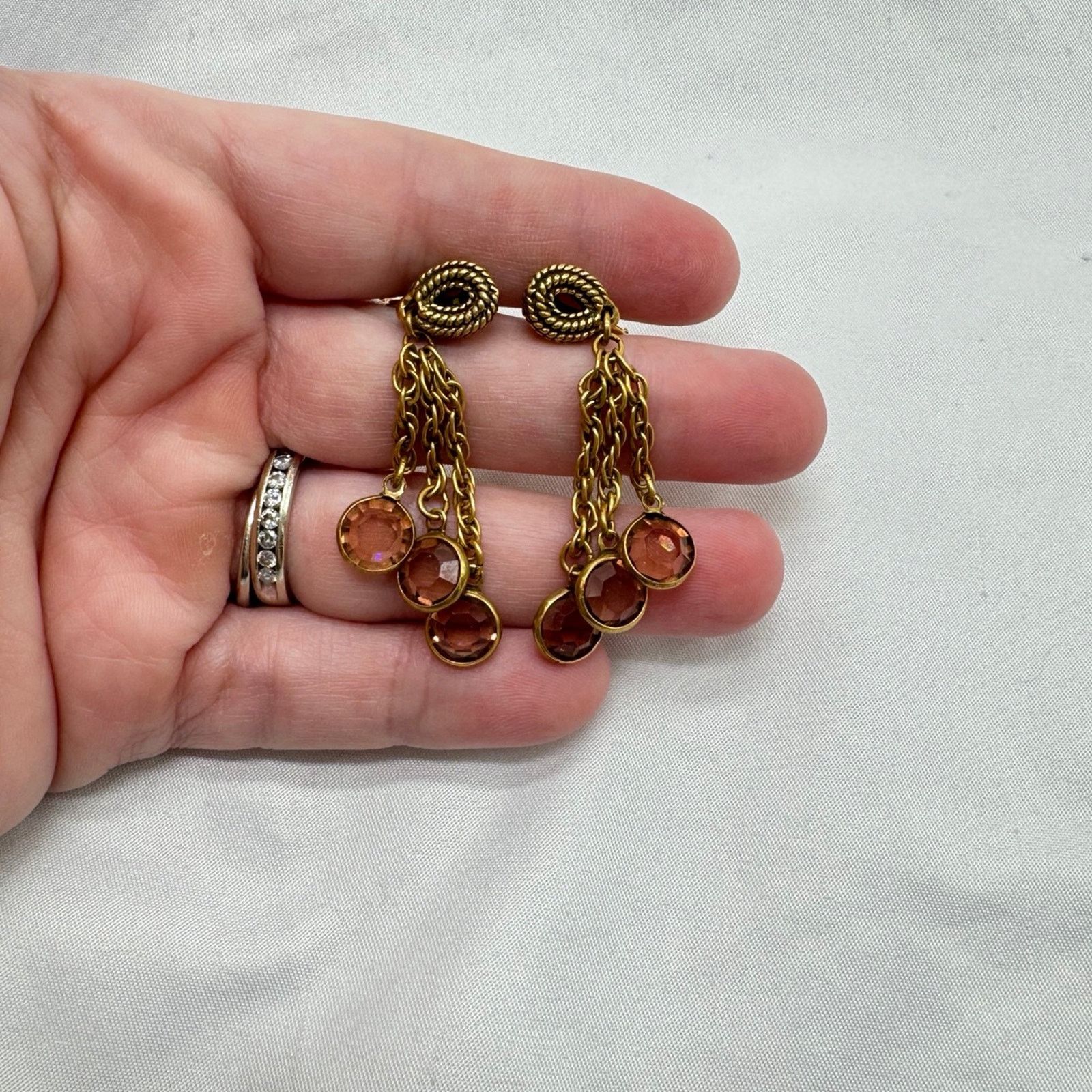 NBDN Nobrandedon VTG screw back dangle earrings Size ONE SIZE - 3 Thumbnail