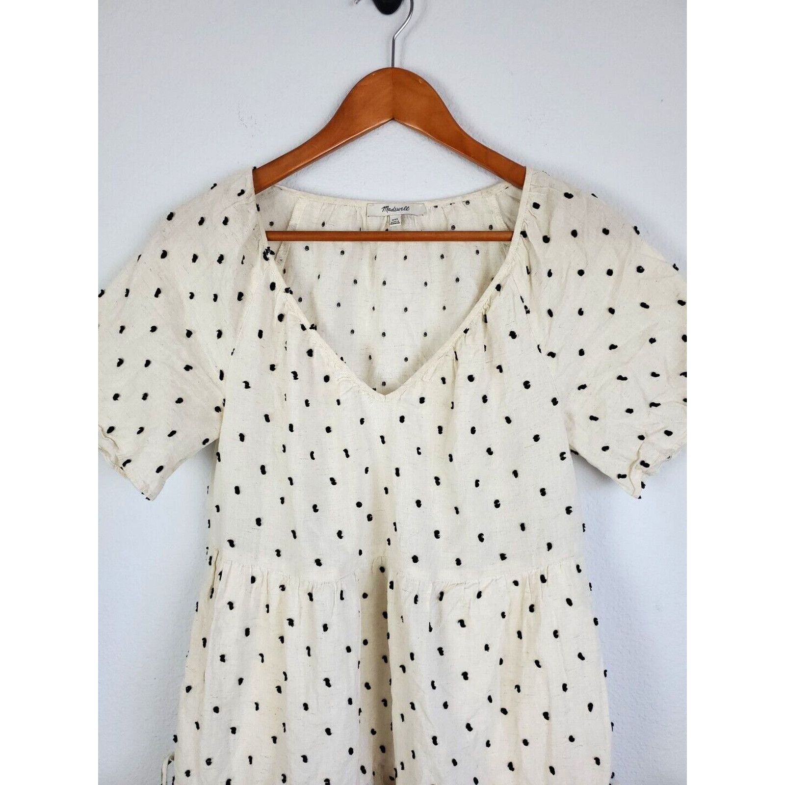 Madewell Madewell Dress Womens XXS Lorelei Cotton Linen Blend Size XXS / US 00 / IT 34 - 14 Thumbnail