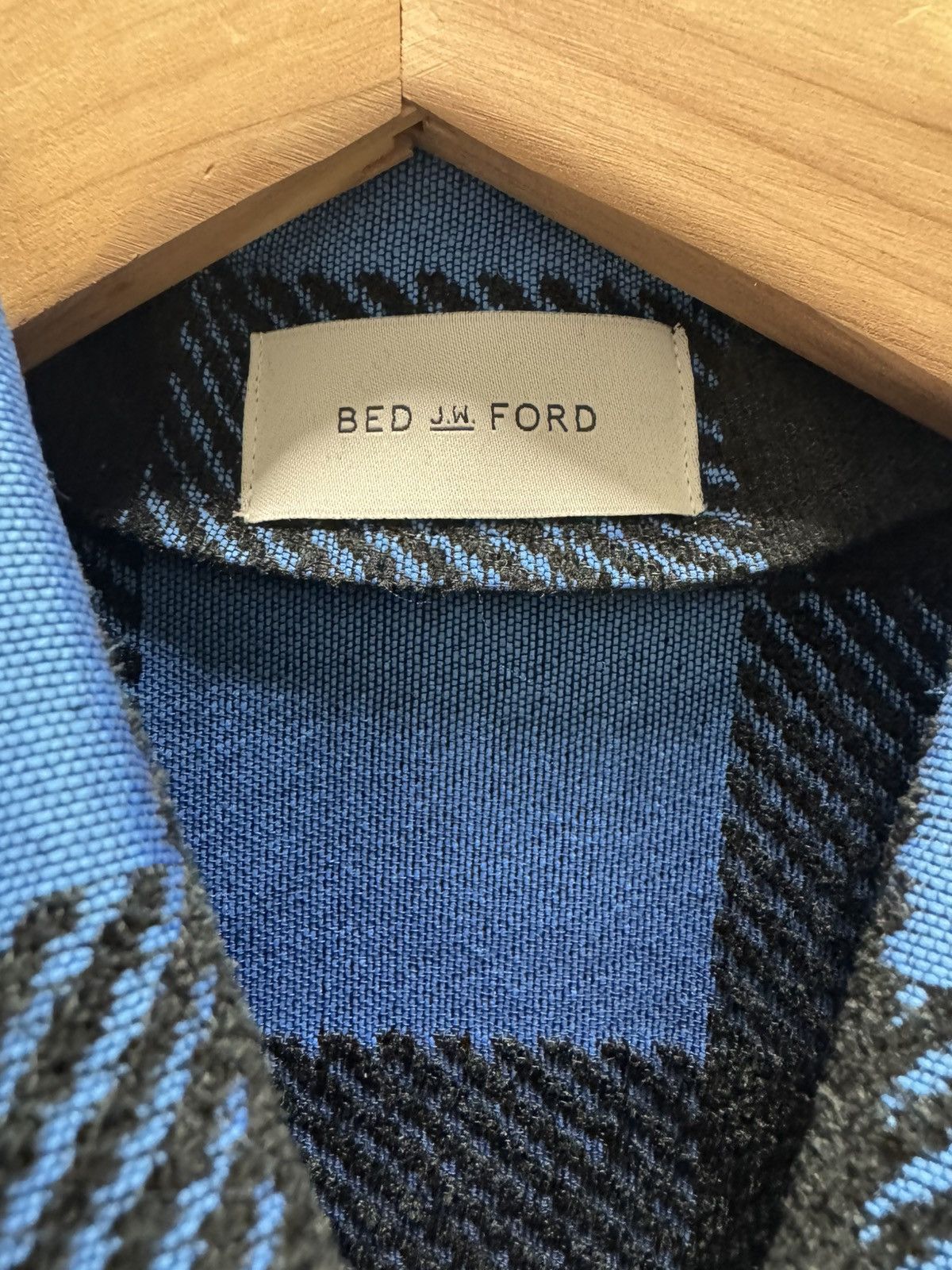 Bed j.w. Ford Bed J.W. Ford Checked Button-Up Shirt – Size 1 (Unworn) Size US M / EU 48-50 / 2 - 2 Thumbnail
