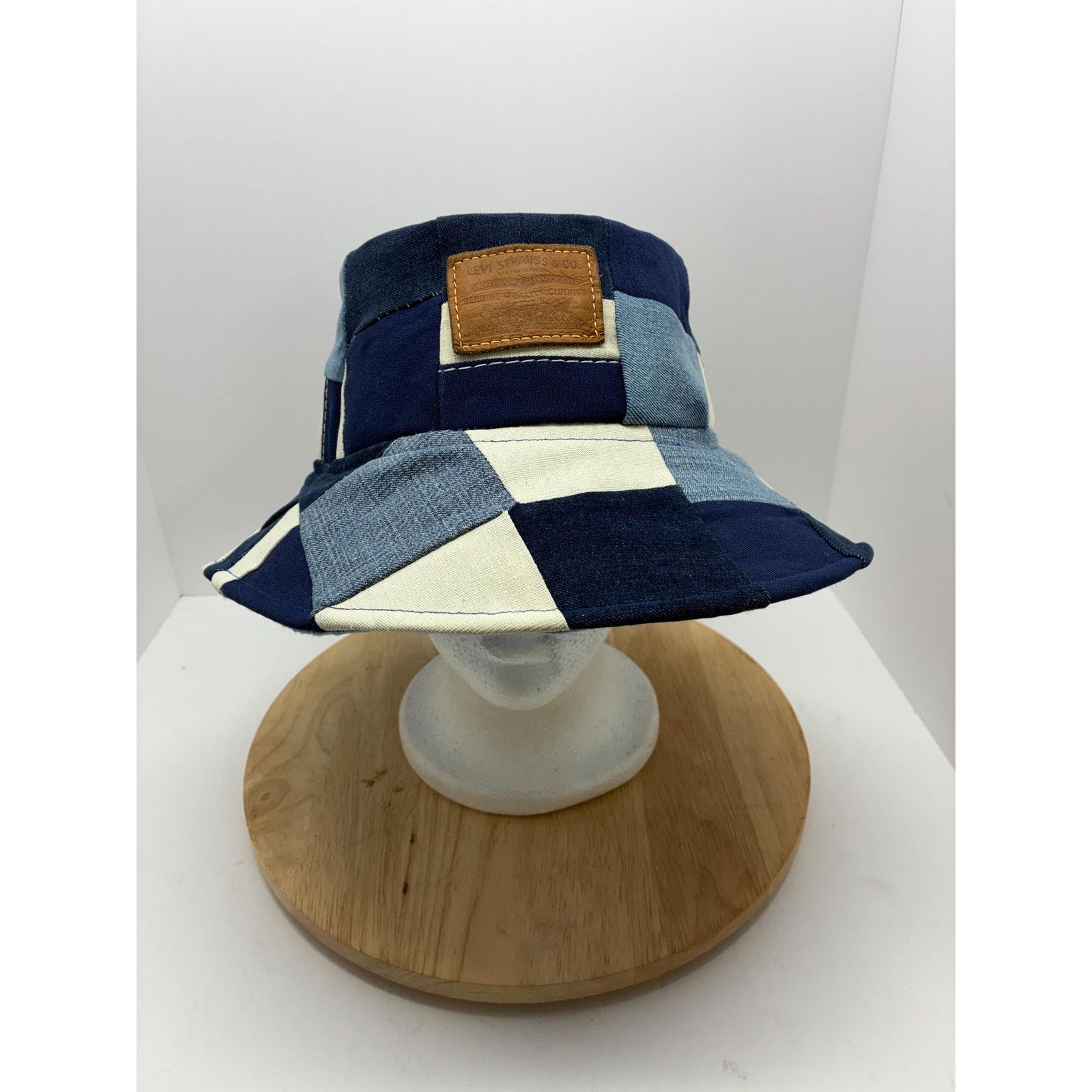 Other Upcycled Denim Patchwork Bucket Hat | Can't Top That Hat Co. Size ONE SIZE - 2 Thumbnail