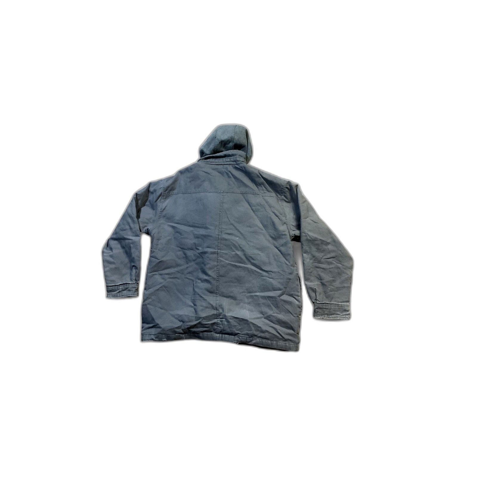 Dickies Dickies Jacket Mens XL Black Gray Hooded Shirt Jacket Quilte Size US S / EU 44-46 / 1 - 2 Thumbnail