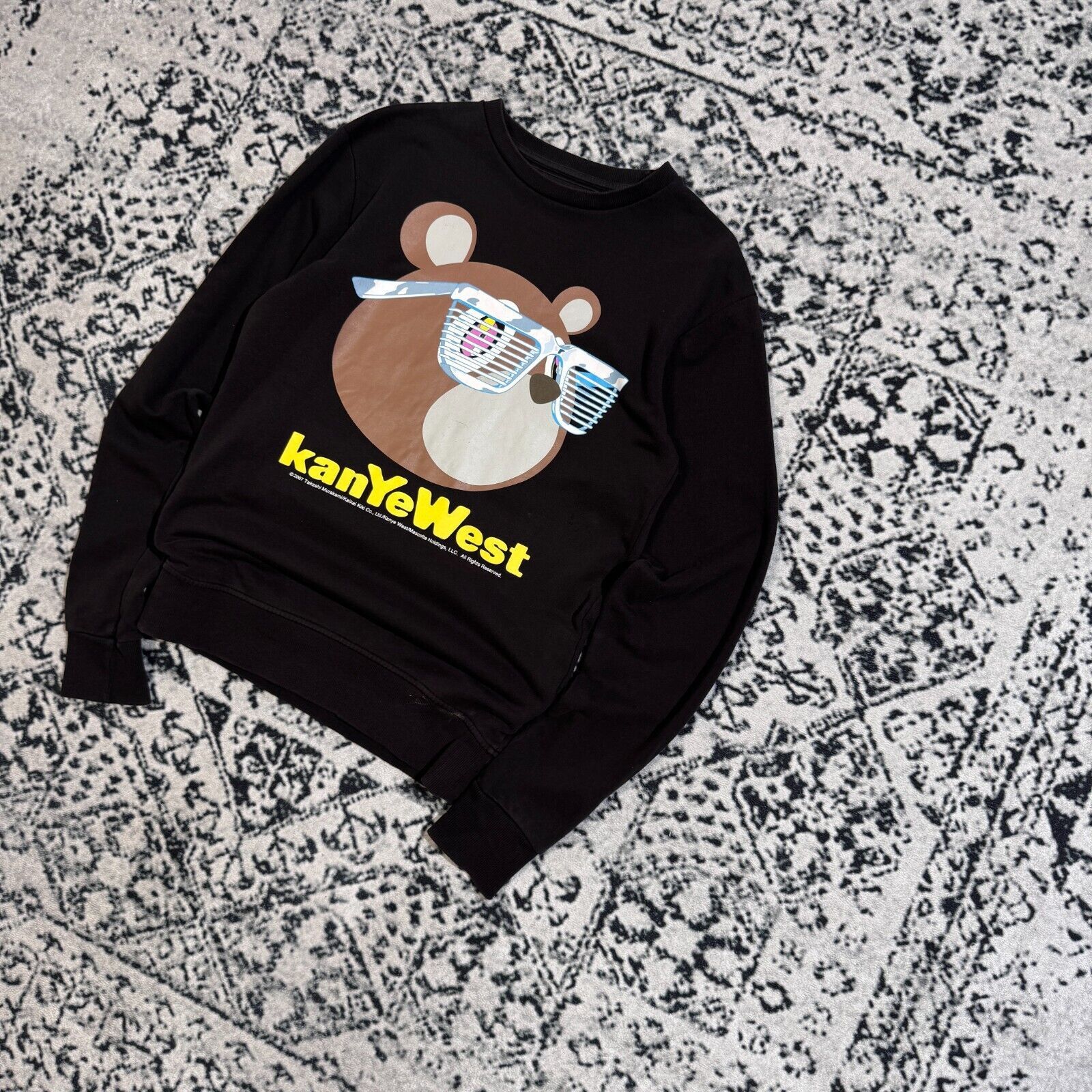 Kanye West × Vintage Kanye West Black Cotton Crewneck Sweatshirt Size XS Yeezy Size US XS / EU 42 / 0 - 2 Thumbnail