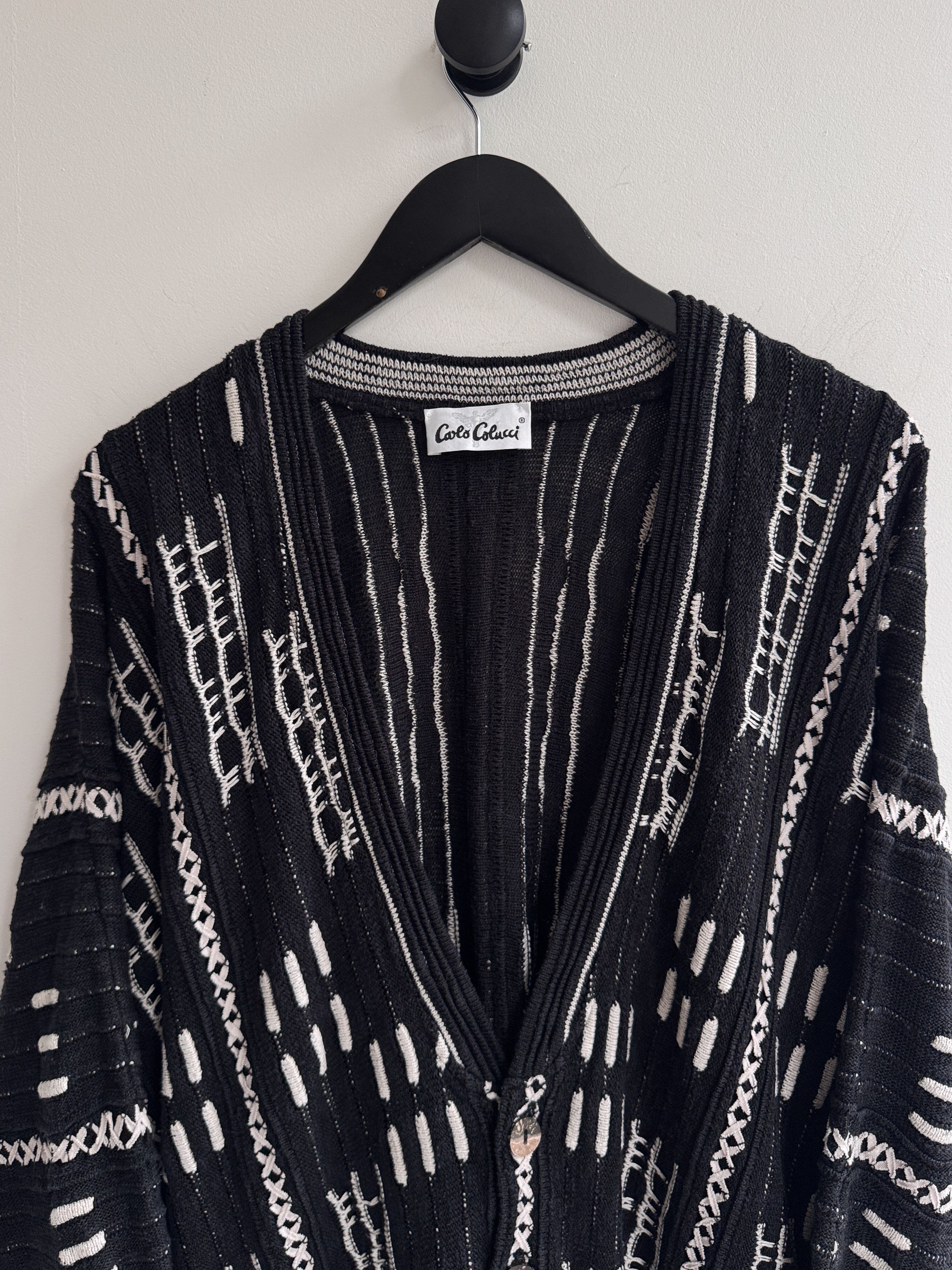 Carlo Colucci Vintage Carlo Colucci Knit Cardigan Sweater Size US XL / EU 56 / 4 - 3 Thumbnail