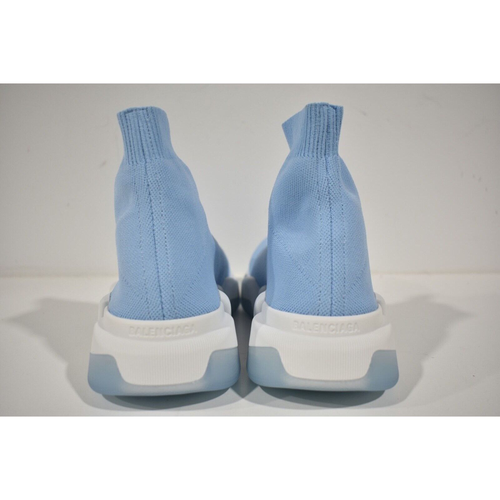 Balenciaga Balenciaga Mens Speed 2.0 Sock Blue White High Top Size US 14 / EU 47 - 9 Thumbnail