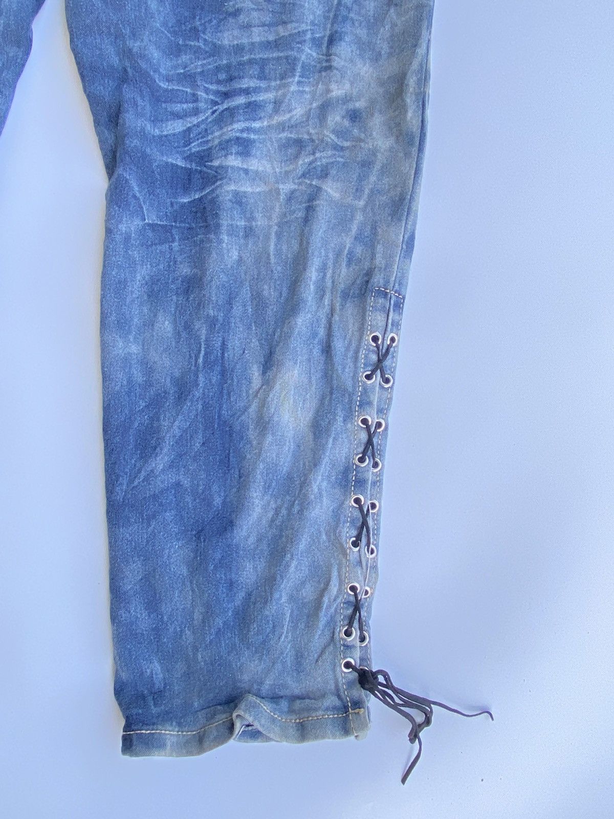 Other Vintage Blue Denim Dungarees Pocket Pullover Jumper Size S Size 27" / US 4 / IT 40 - 13 Thumbnail