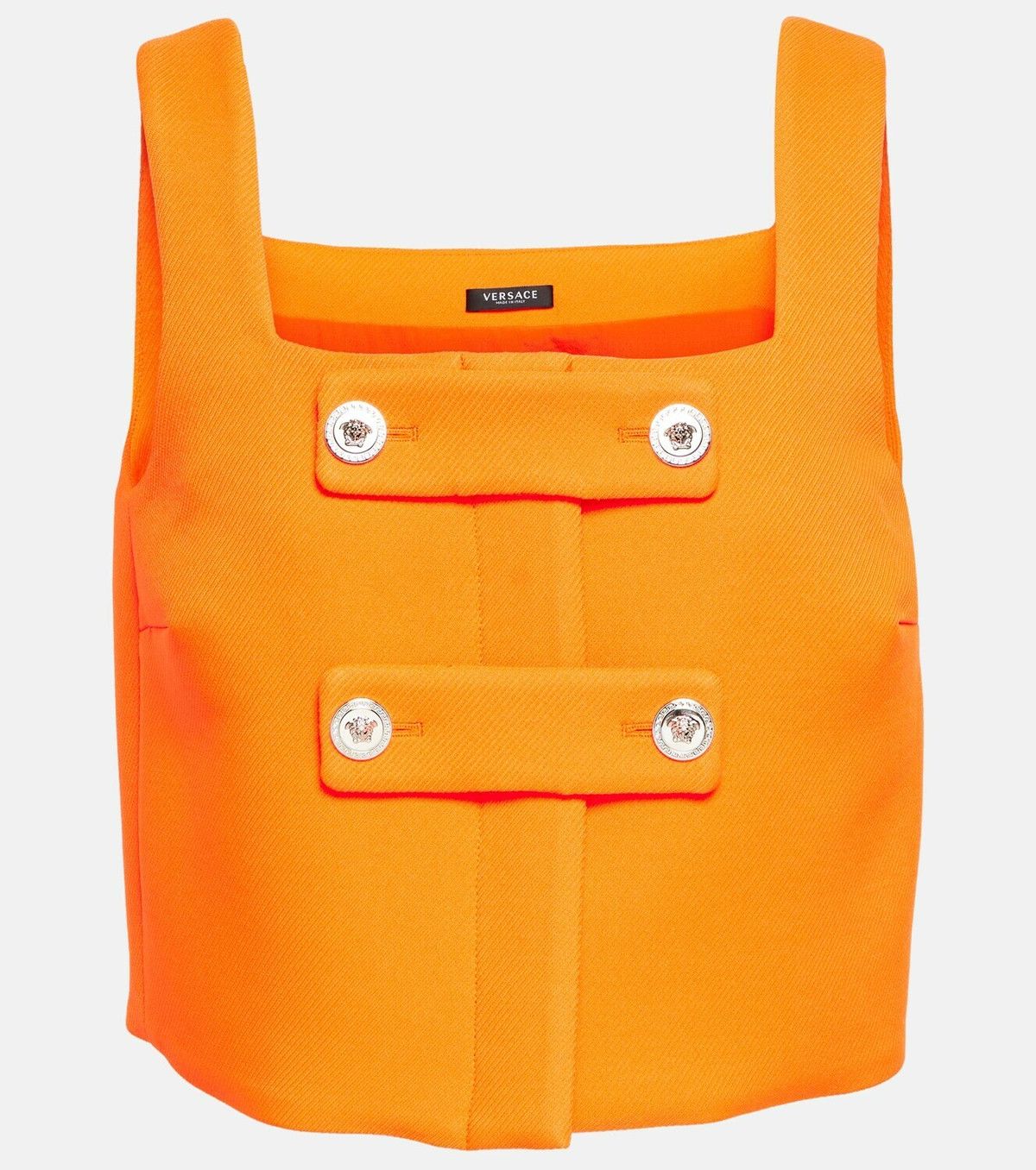 Versace o1y0226 Crop Top in Orange Size XS / US 0-2 / IT 36-38 - 1 Thumbnail