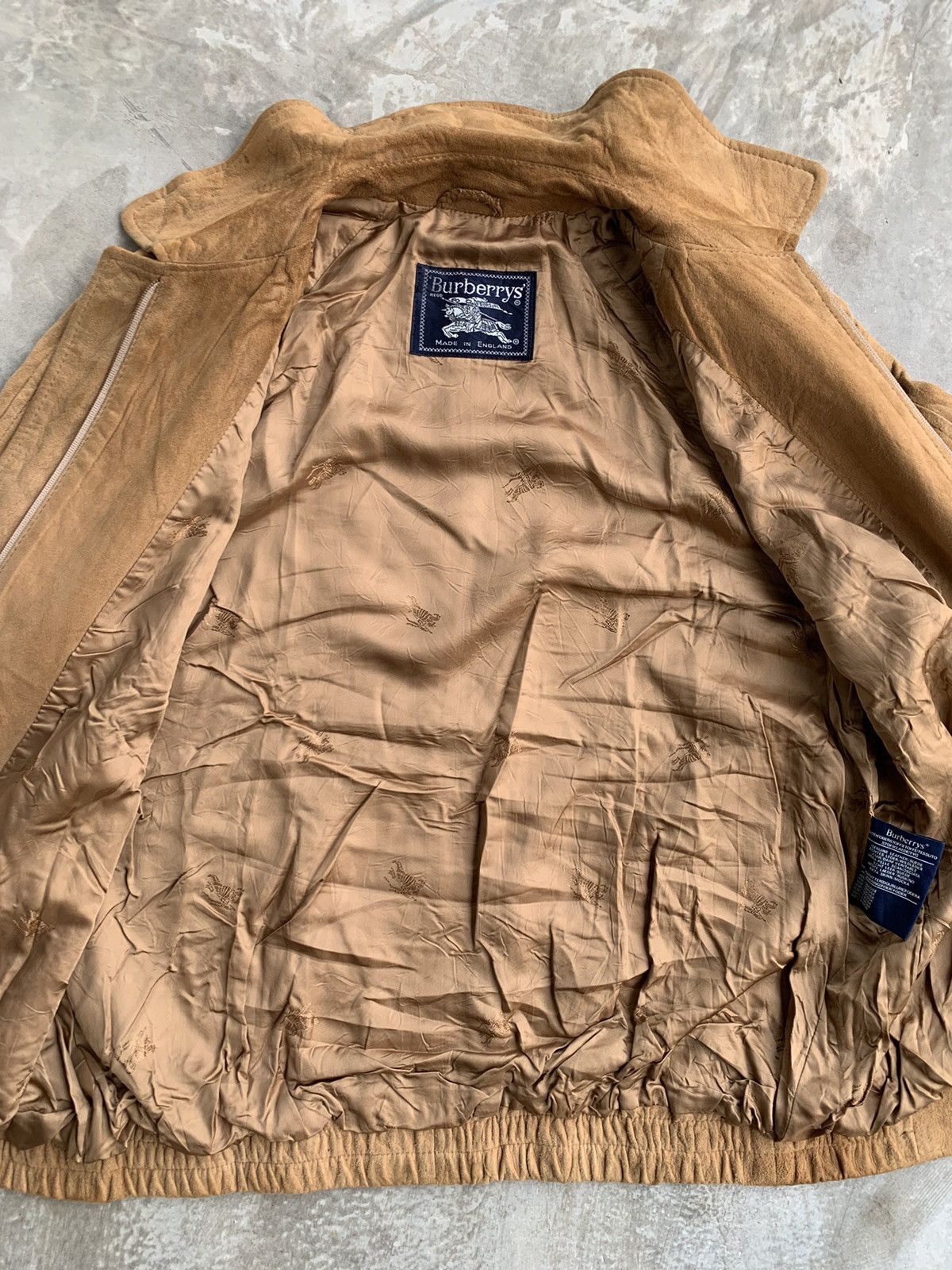 Burberry × Vintage Vintage Genuine Leather Jacket By Burberrys Size US M / EU 48-50 / 2 - 13 Thumbnail