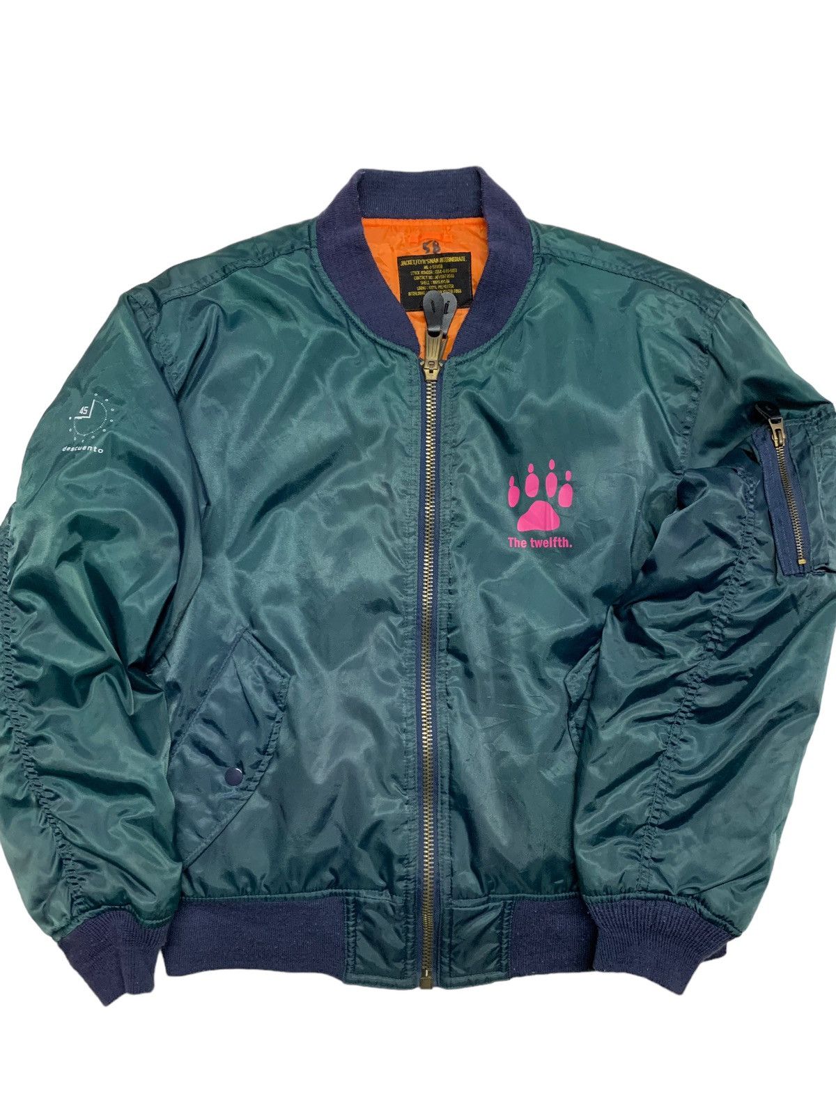 Designer Blue impluse army bomber jacket men’s fashion Size US M / EU 48-50 / 2 - 6 Thumbnail