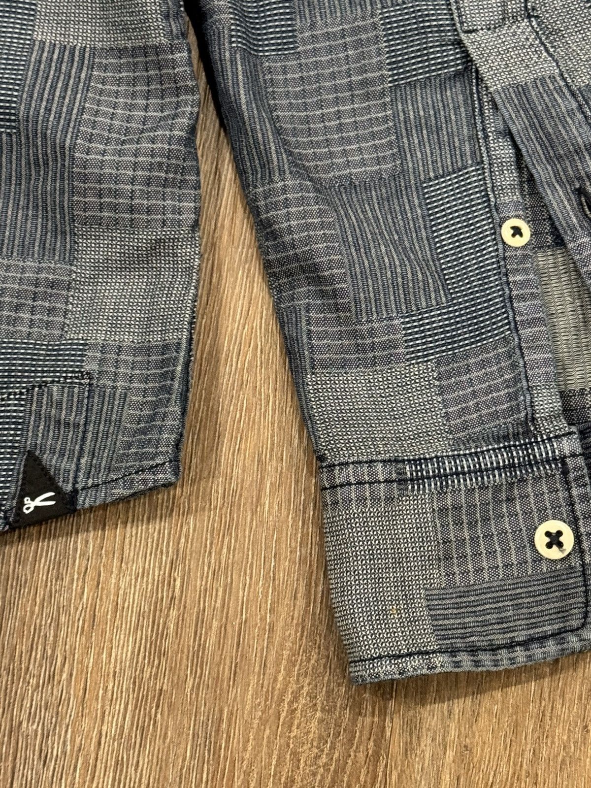 DENHAM DENHAM denim patchwork shirt Size US L / EU 52-54 / 3 - 12 Thumbnail