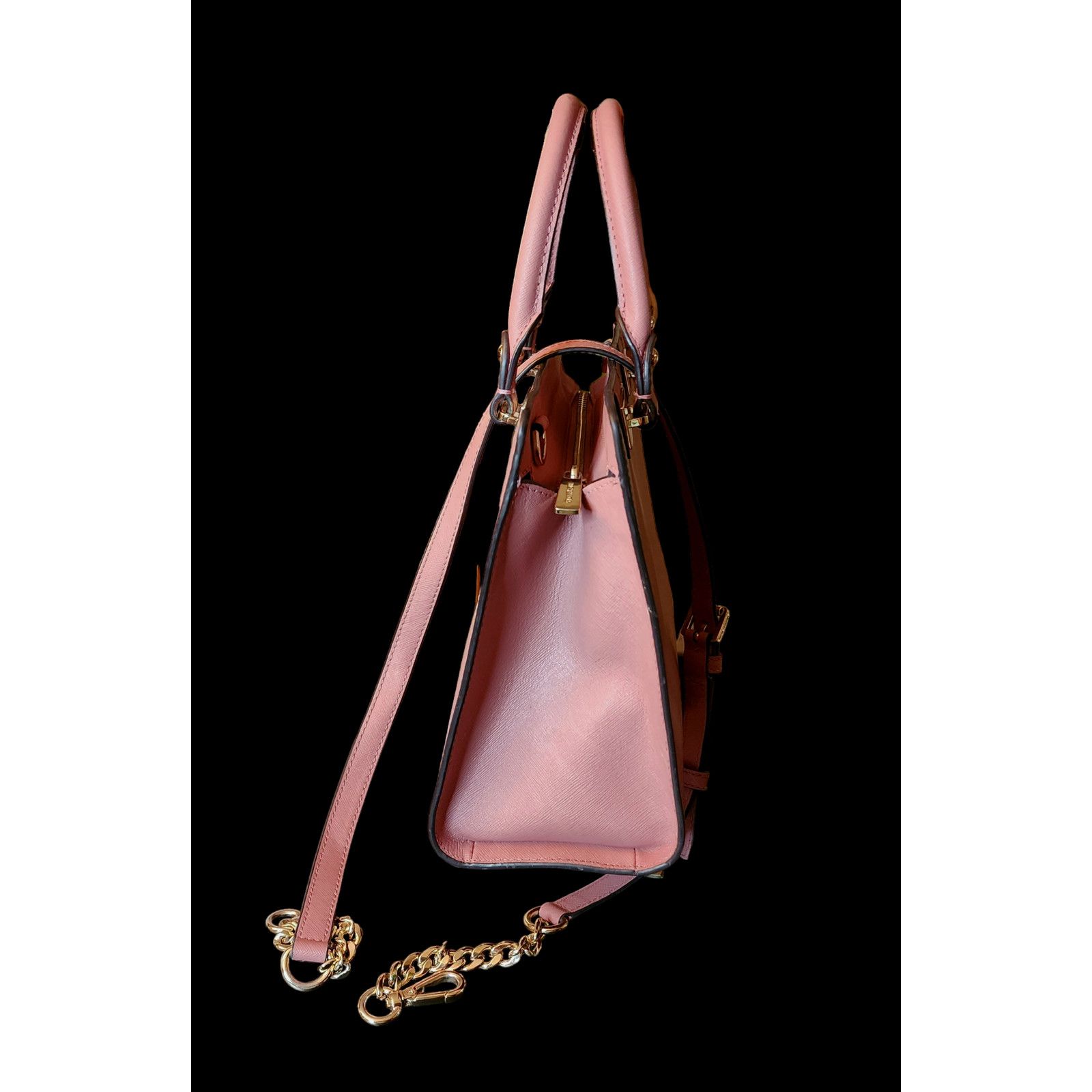 Michael Kors MICHAEL KORS Quinn saffiano leather medium satchel crossbody Size ONE SIZE - 8 Thumbnail