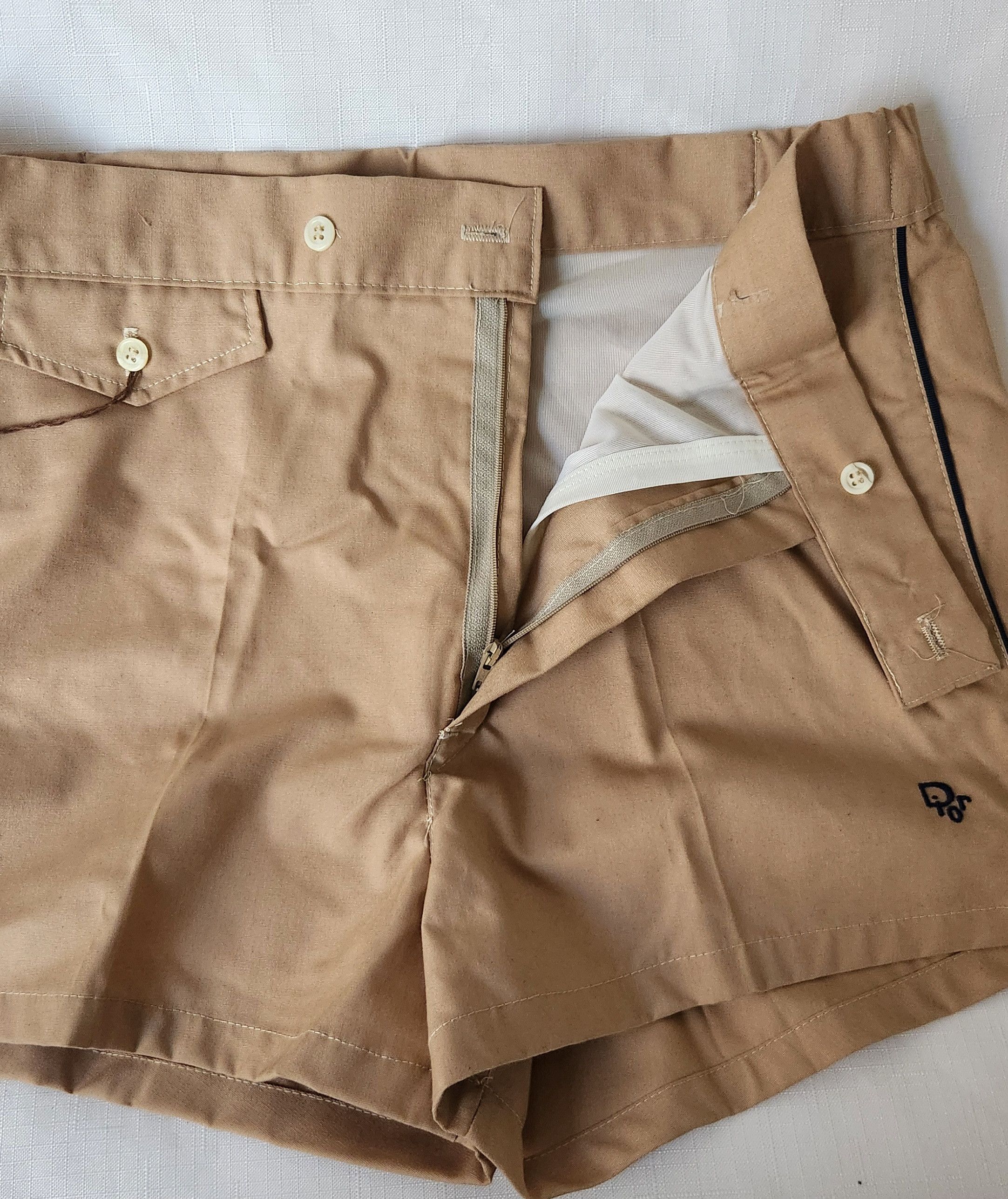 Dior × Vintage Christian Dior NOS New Vintage 70s Swim Trunks Tennis NWT Size US 32 / EU 48 - 13 Thumbnail