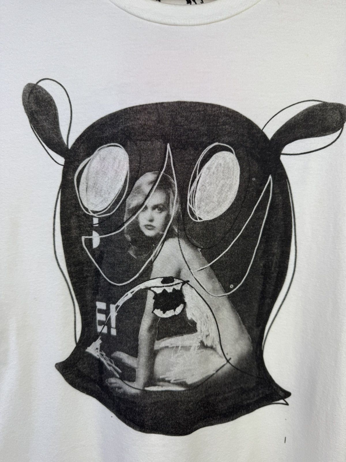 Hysteric Glamour x Skoloct white graphic T-shirt