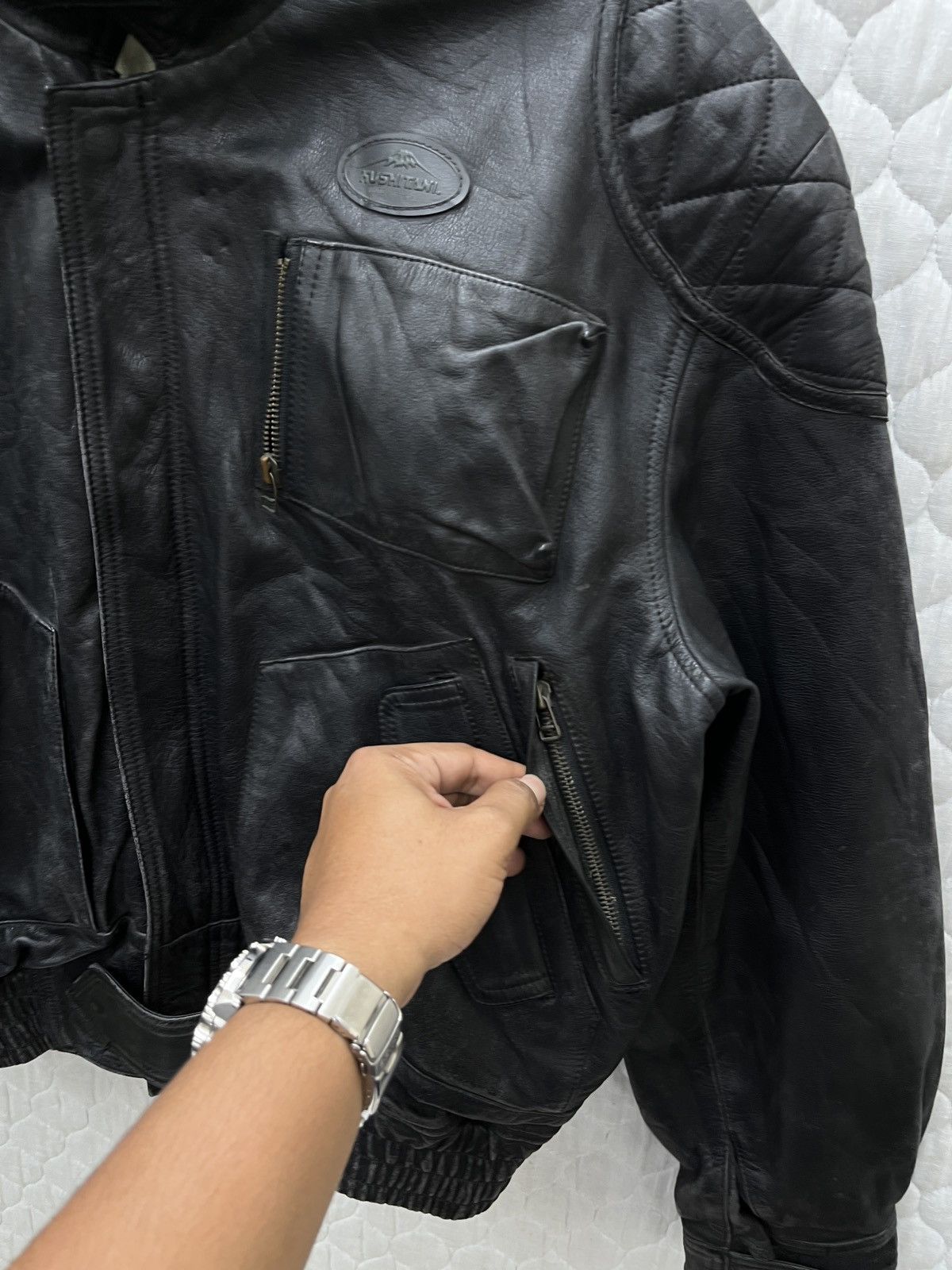 Kadoya 🔥🔥🔥ARCHIVE VINTAGE KUSHITANI RACING LEATHER JACKET Size US L / EU 52-54 / 3 - 16 Thumbnail