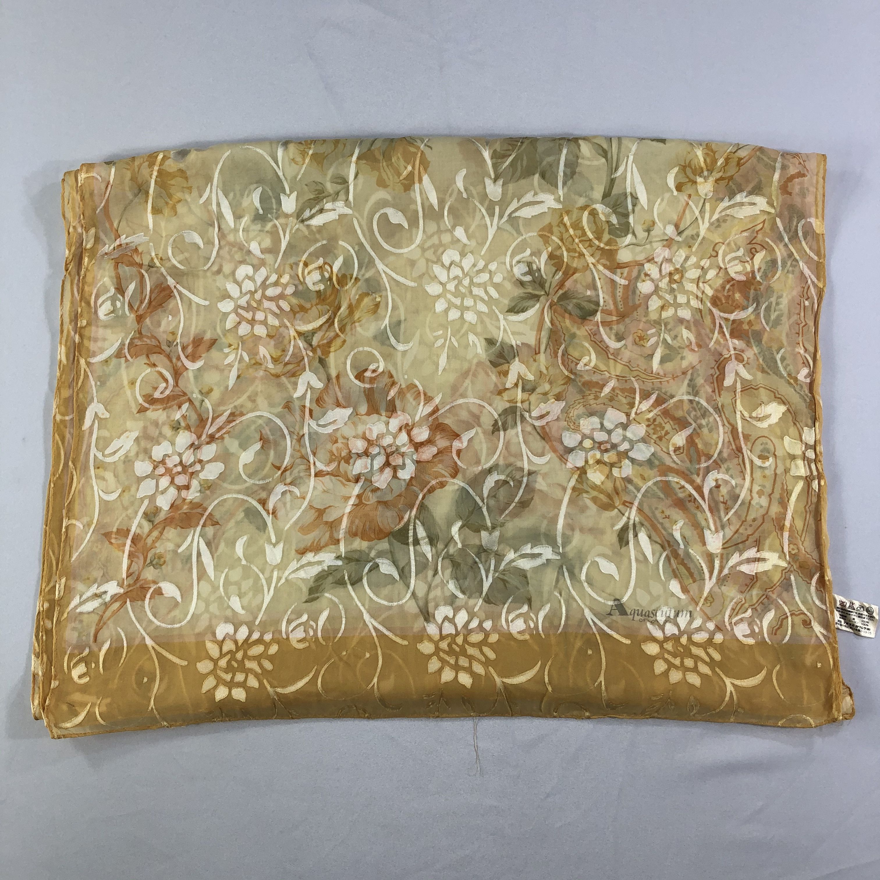 Aquascutum × Vintage Vintage Aquascutum Silk Scarf Size ONE SIZE - 3 Thumbnail