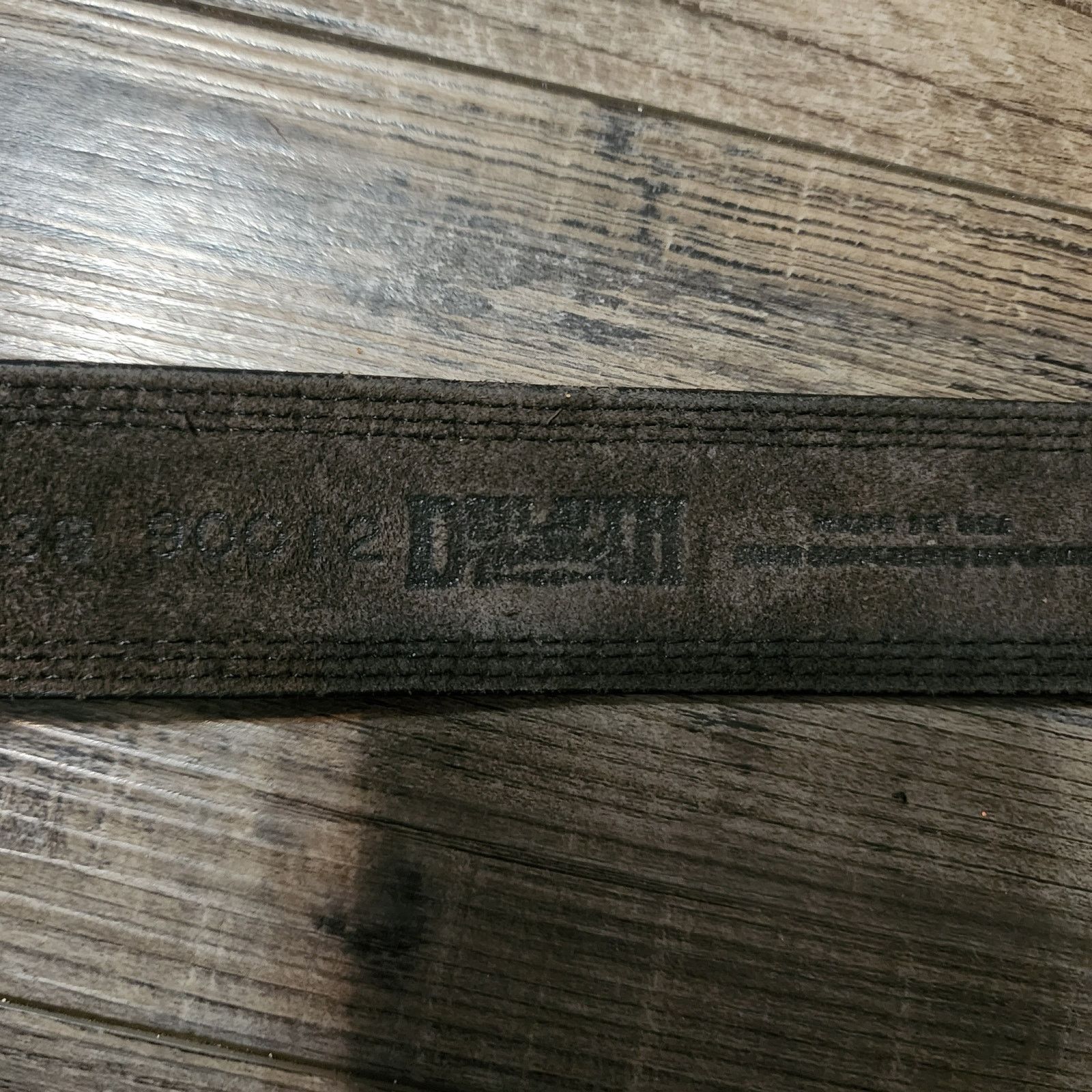 Duluth Trading Company Duluth black belt with white stitching size 38 soft belt D Size 38 - 5 Thumbnail