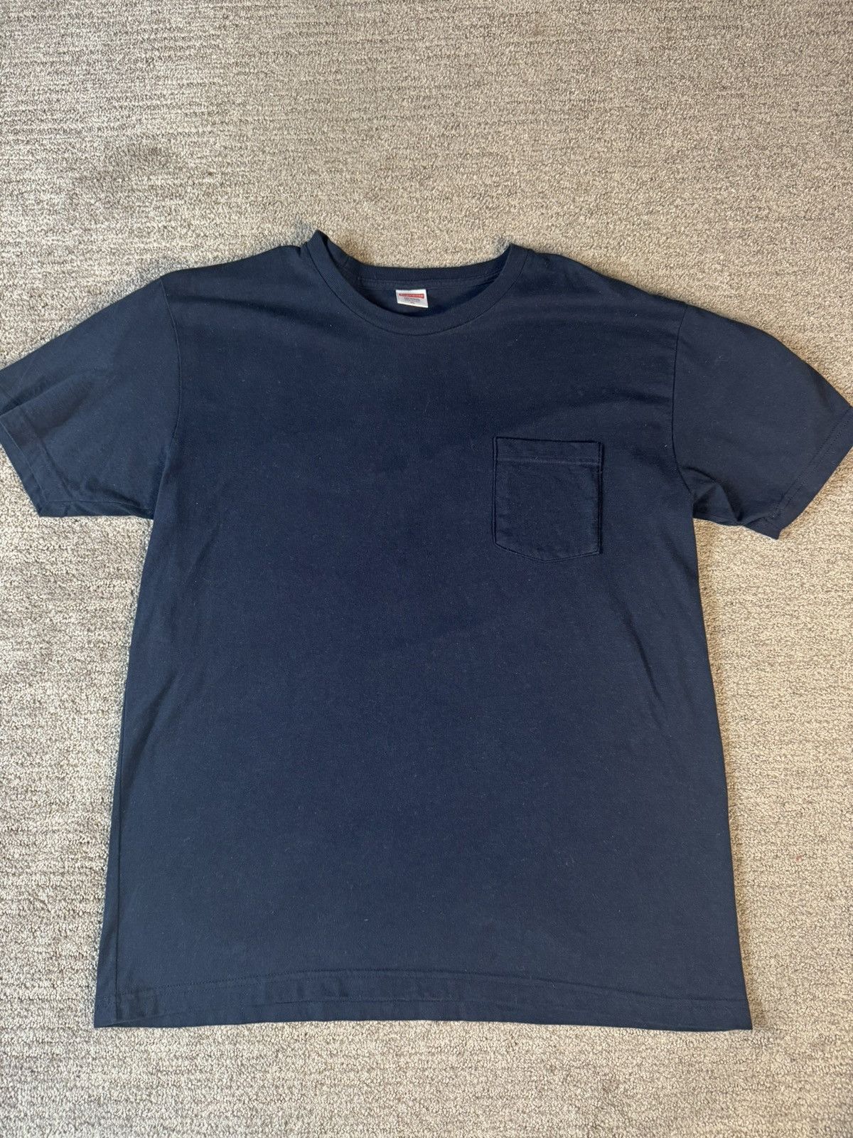 Supreme Navy Blank Supreme Tee Size US XL / EU 56 / 4 - 1 Thumbnail