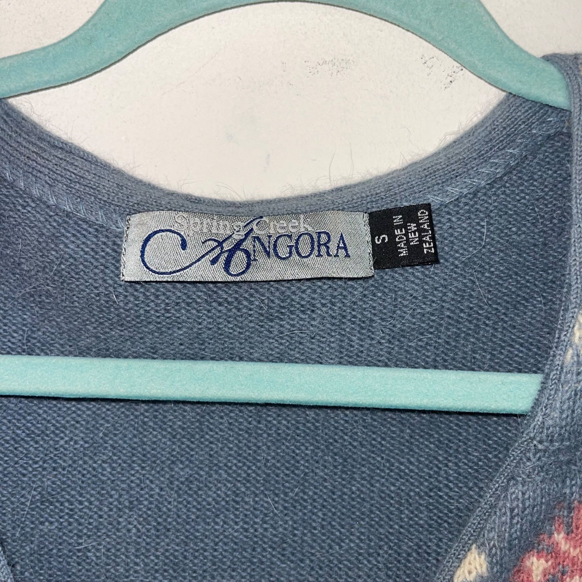 Other Spring Creek Angora Womens Vest Size Small Blue Size S / US 4 / IT 40 - 3 Thumbnail