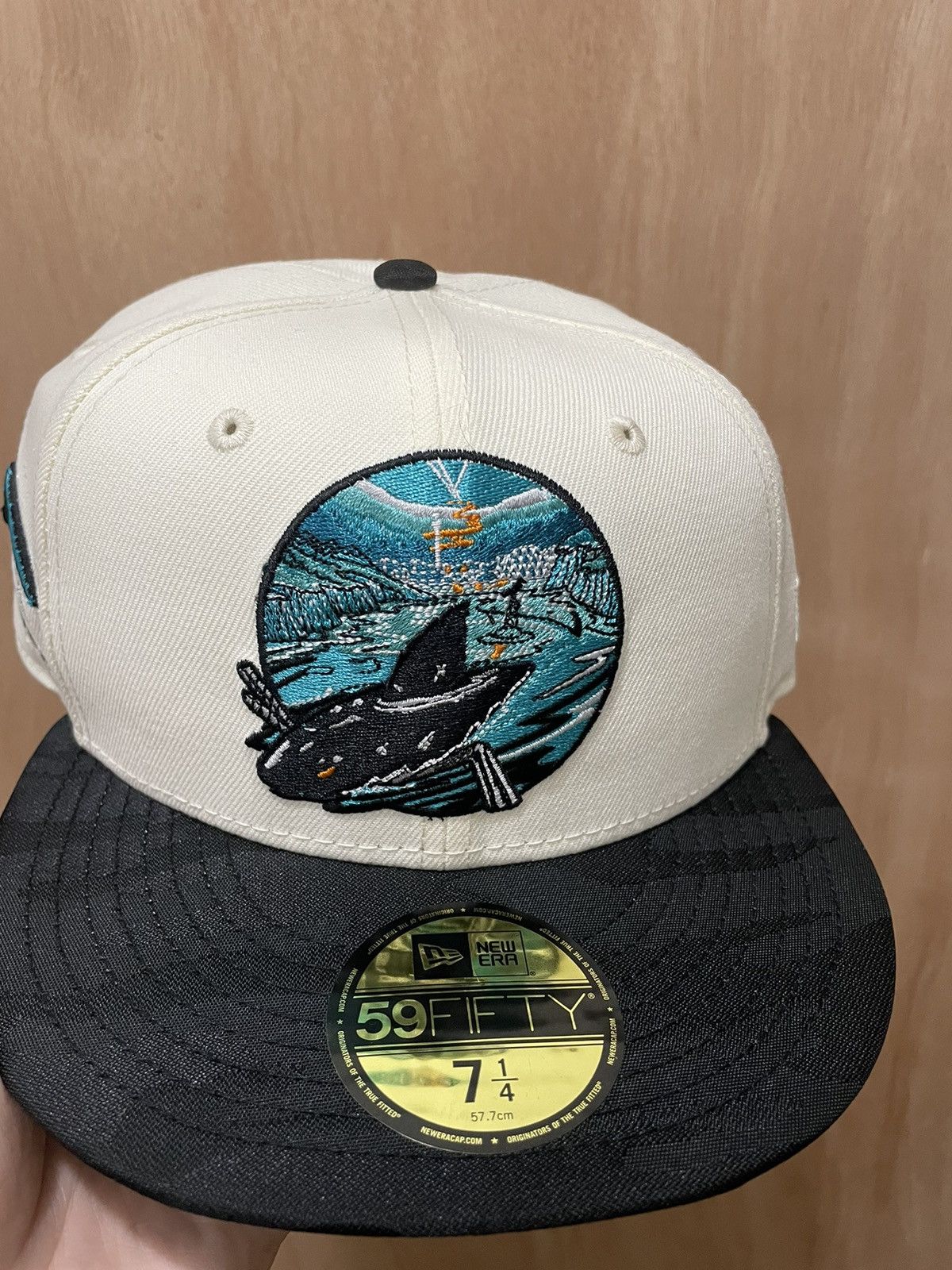 NHL Myfitteds San Jose sharks size 7 1/4 new era fitted artis Size ONE SIZE - 2 Thumbnail