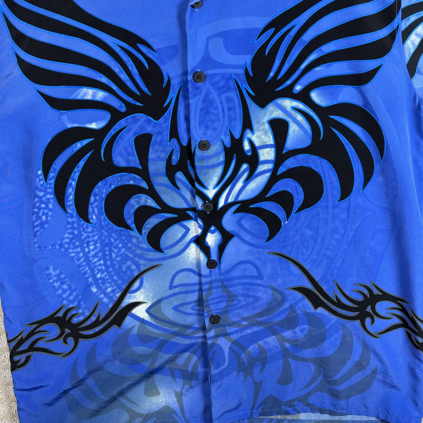 Other Y2K R2 Player Tribal Graphic Button Up Shirt Large Size US L / EU 52-54 / 3 - 2 Thumbnail