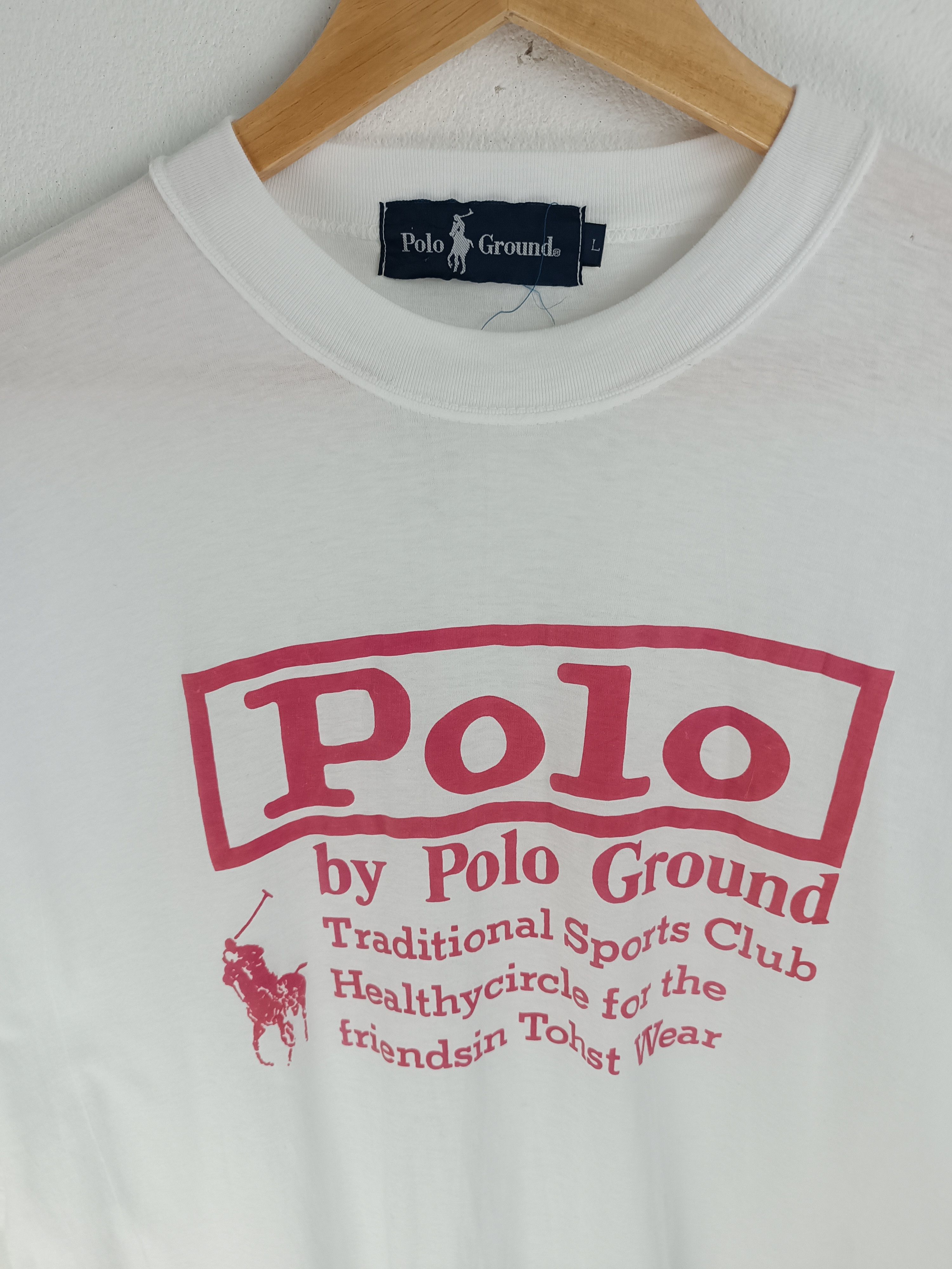 Other VINTAGE 90'S POLO GROUND SUPER SOFT TEE VERY RARE Size US L / EU 52-54 / 3 - 9 Thumbnail