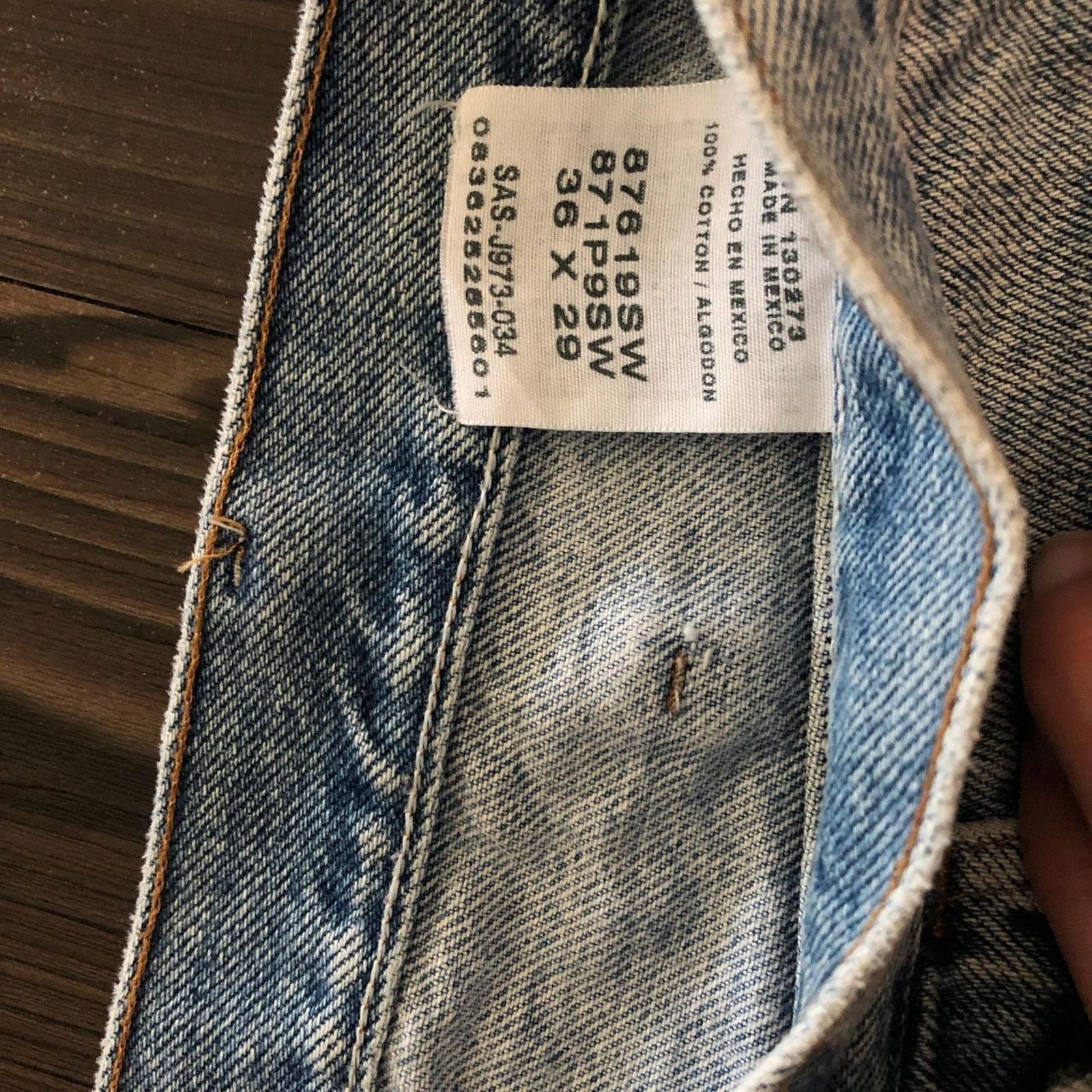 Other Men’s Distressed Rustler Denim Jeans Size: 36x29 Size US 36 / EU 52 - 4 Thumbnail