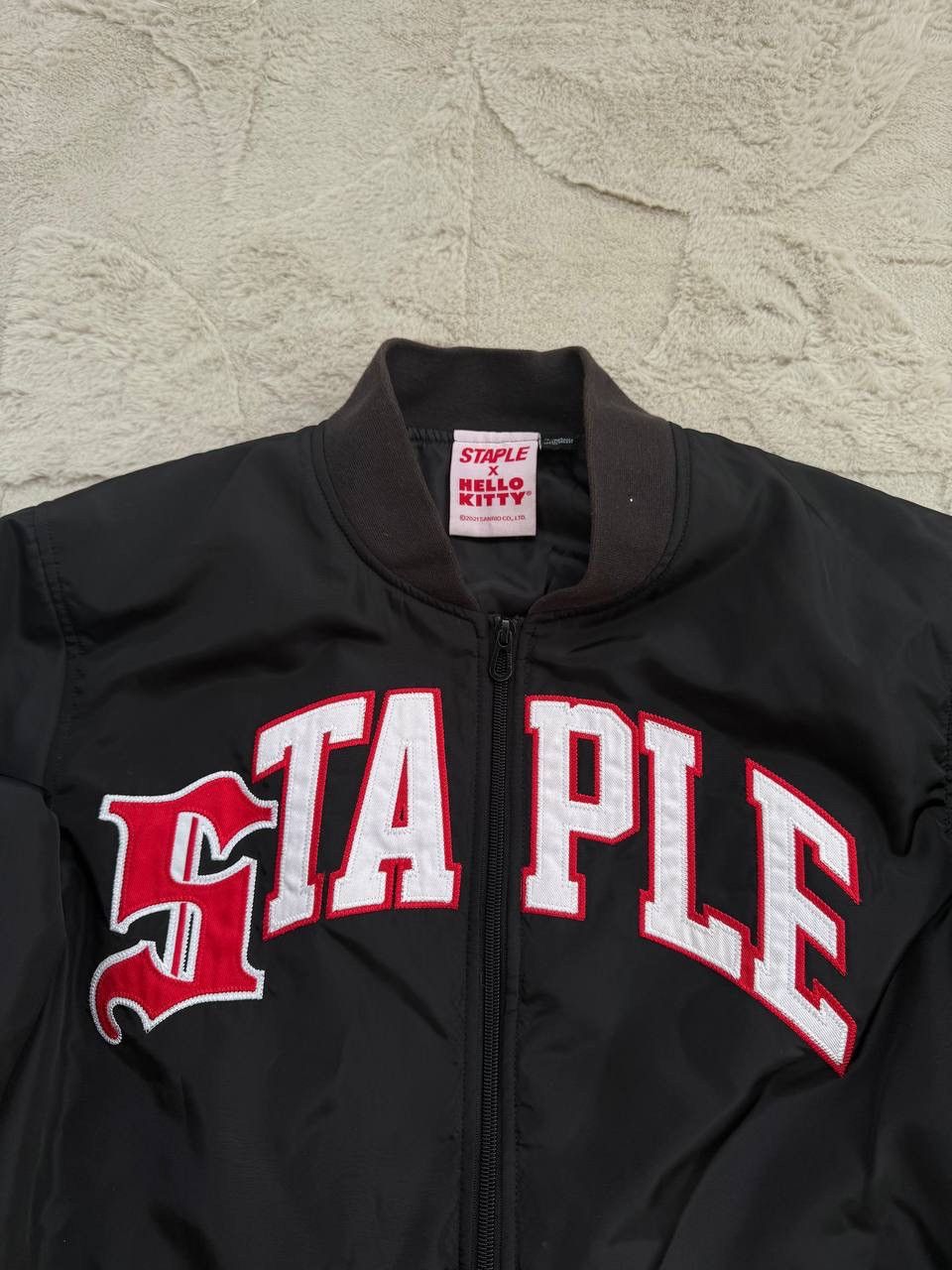 Staple Staple x Hello Kitty Baseball Jacket Black Size US M / EU 48-50 / 2 - 4 Thumbnail