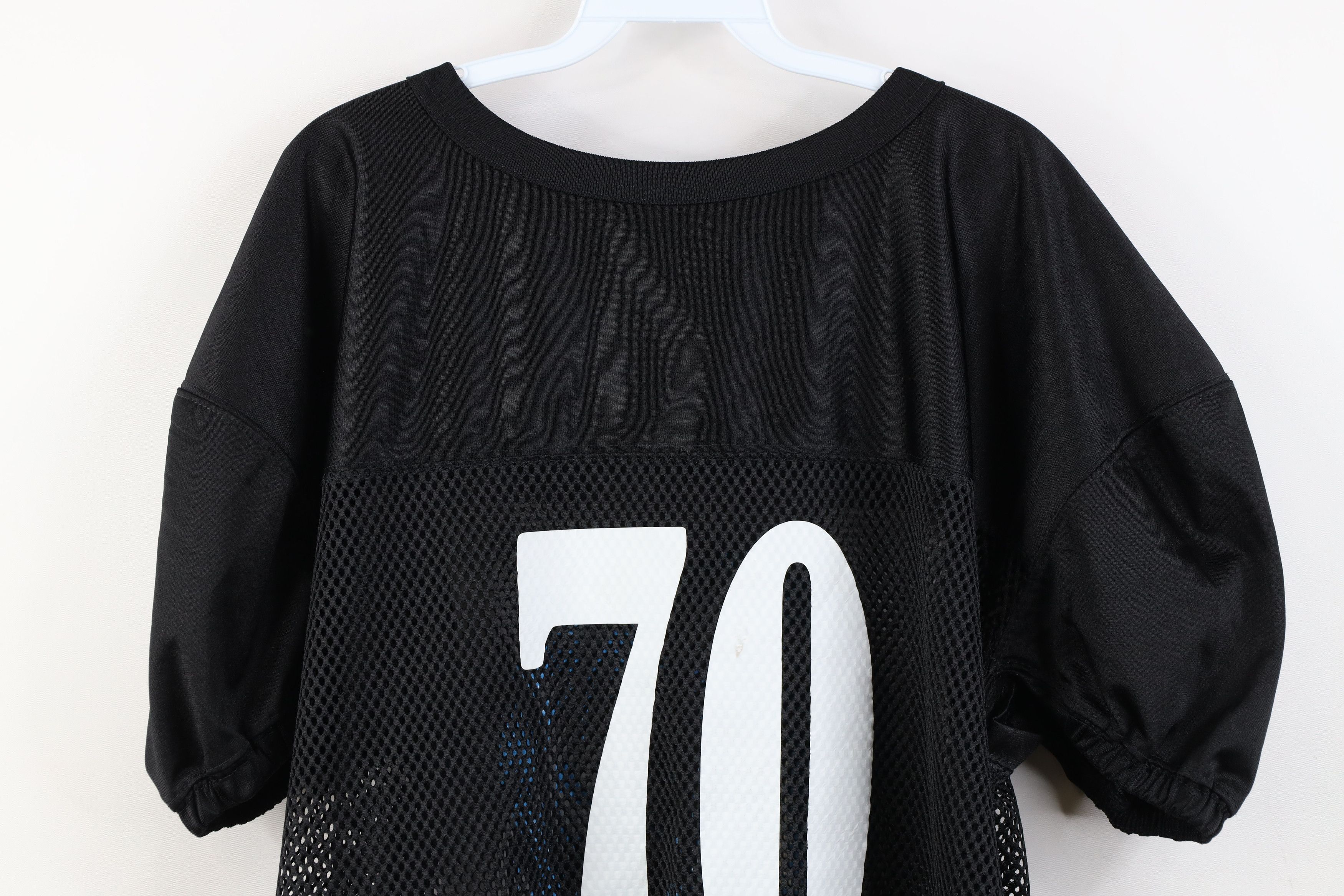 Vintage Vintage Y2K Mesh Detroit Lions Football Jersey Black #70 Size US M / EU 48-50 / 2 - 13 Thumbnail