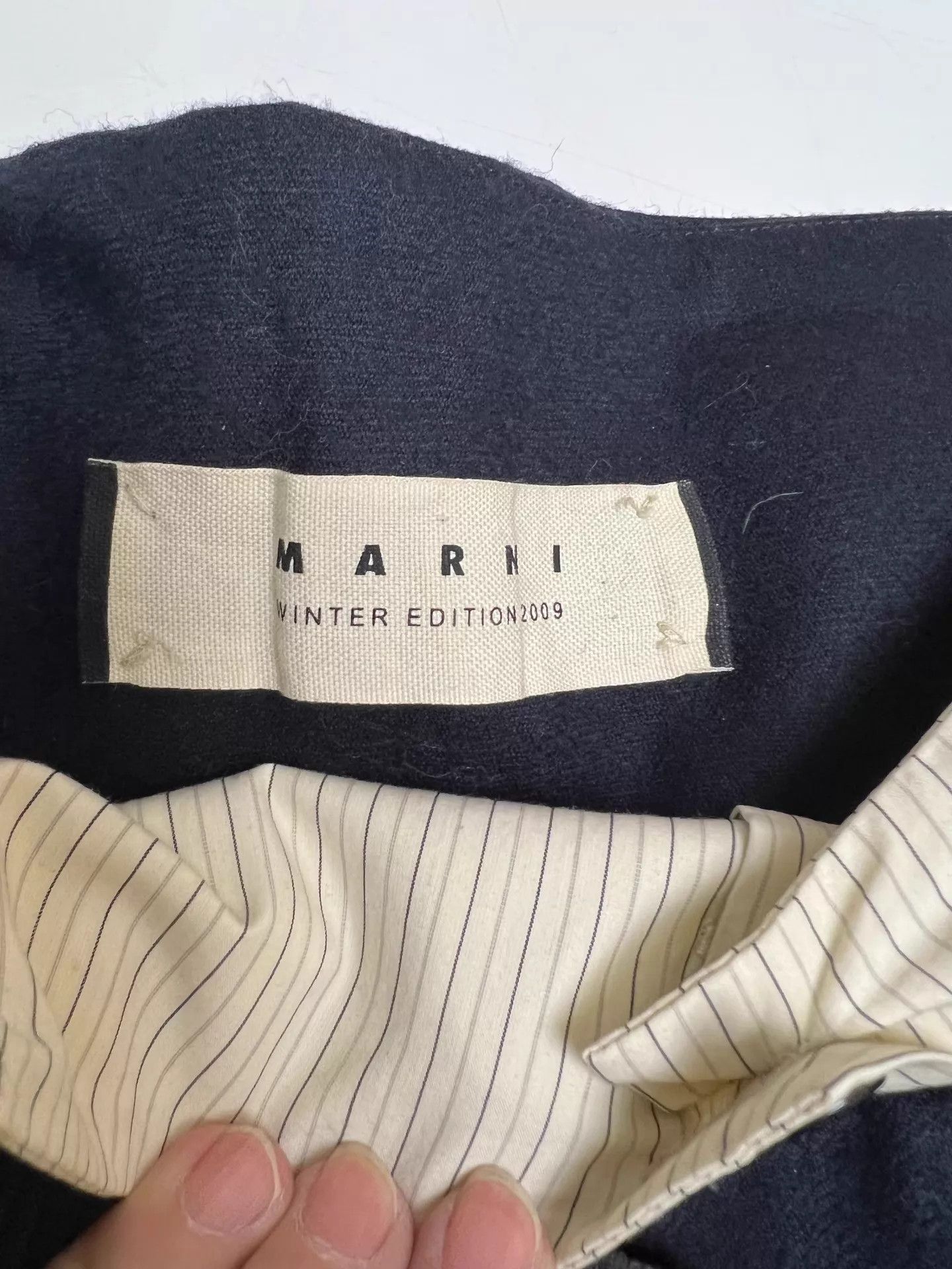 Maison Margiela Marni Navy Blue Waist Belt Drawstring Pants 40 new Size US 40 / EU 56 - 4 Thumbnail
