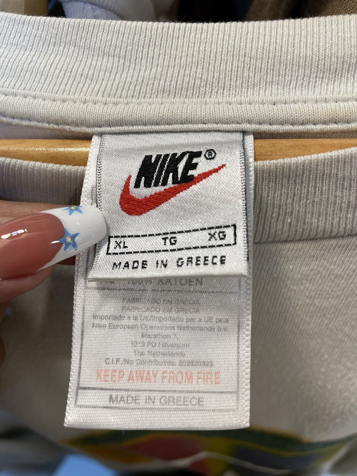 Nike Vintage Nike Tennis Court 90s Tee Size US XL / EU 56 / 4 - 4 Thumbnail